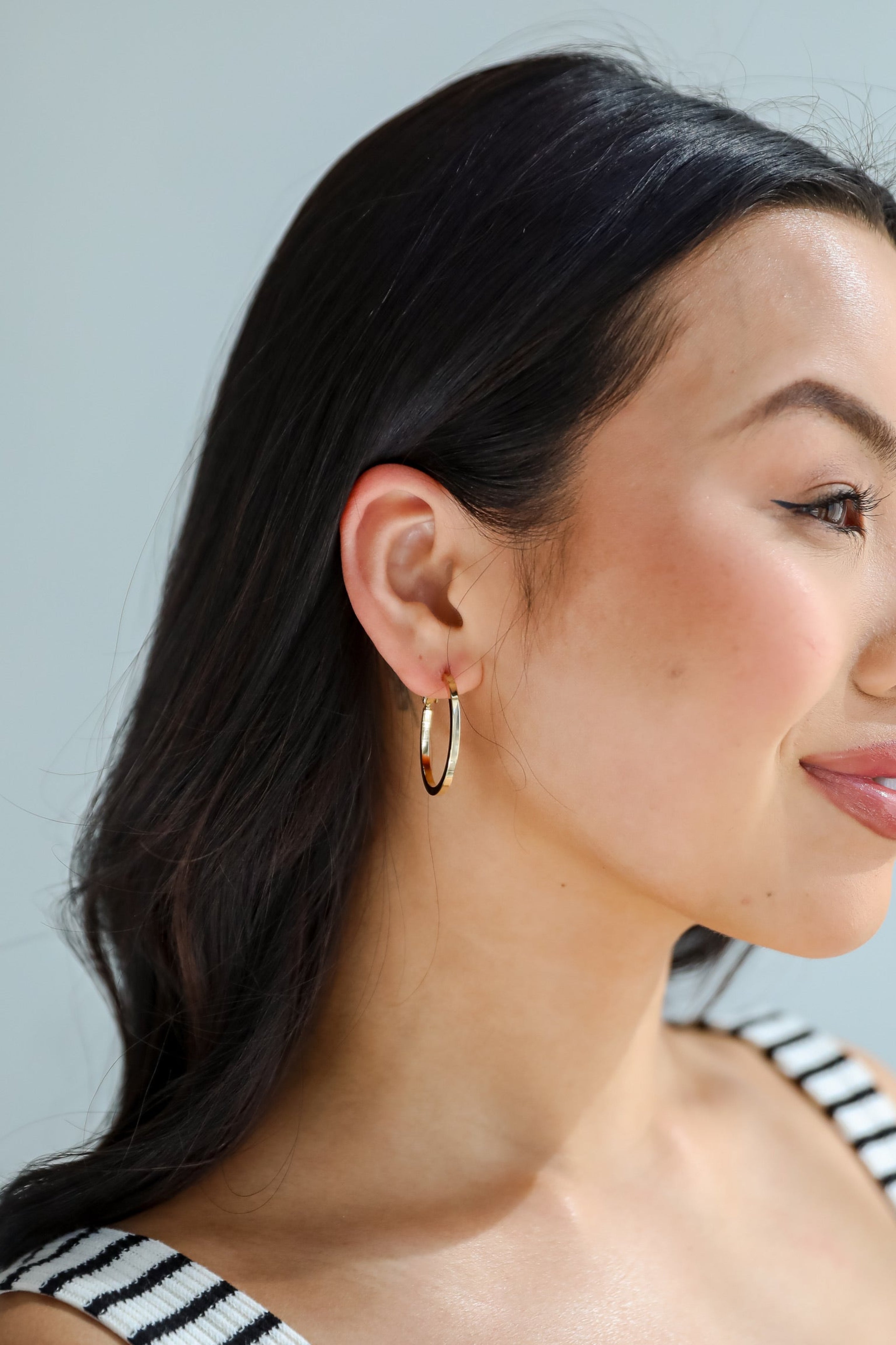 Ella Gold Hoop Earrings