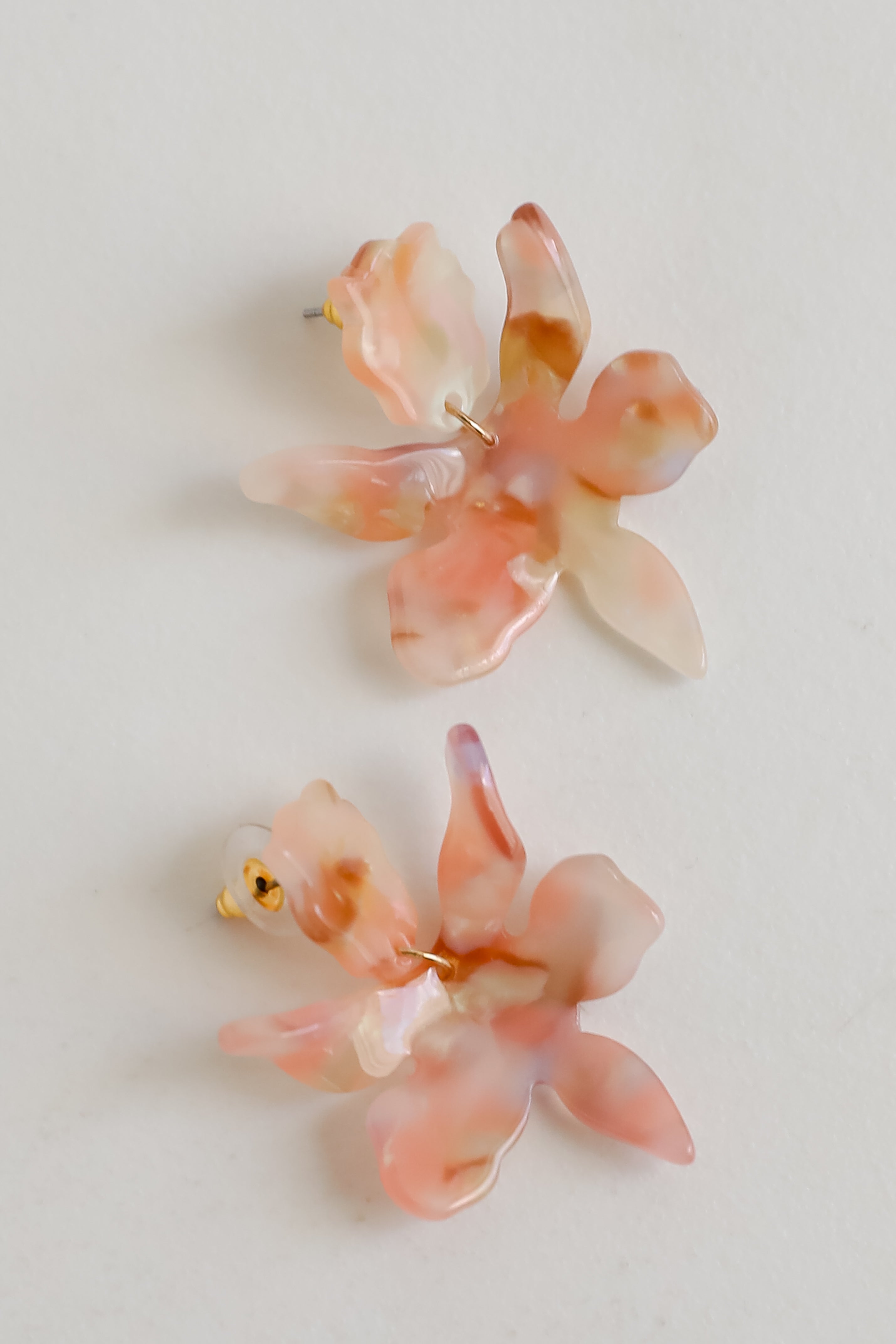 FINAL SALE - Cora Acrylic Statement Drop Earrings