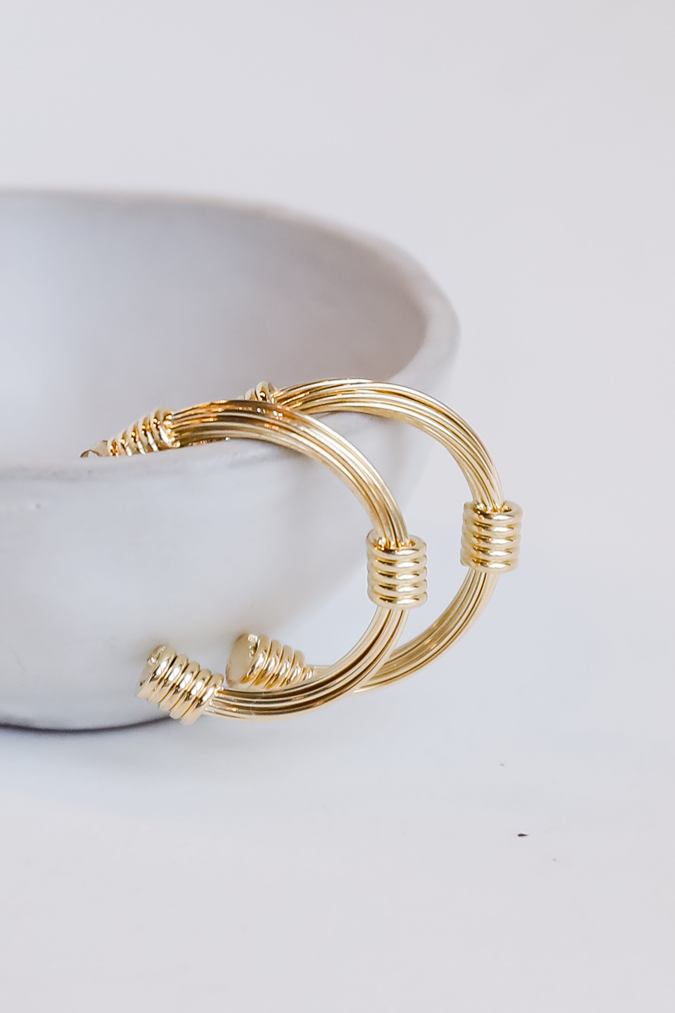 FINAL SALE - Alaya Gold Hoop Earrings