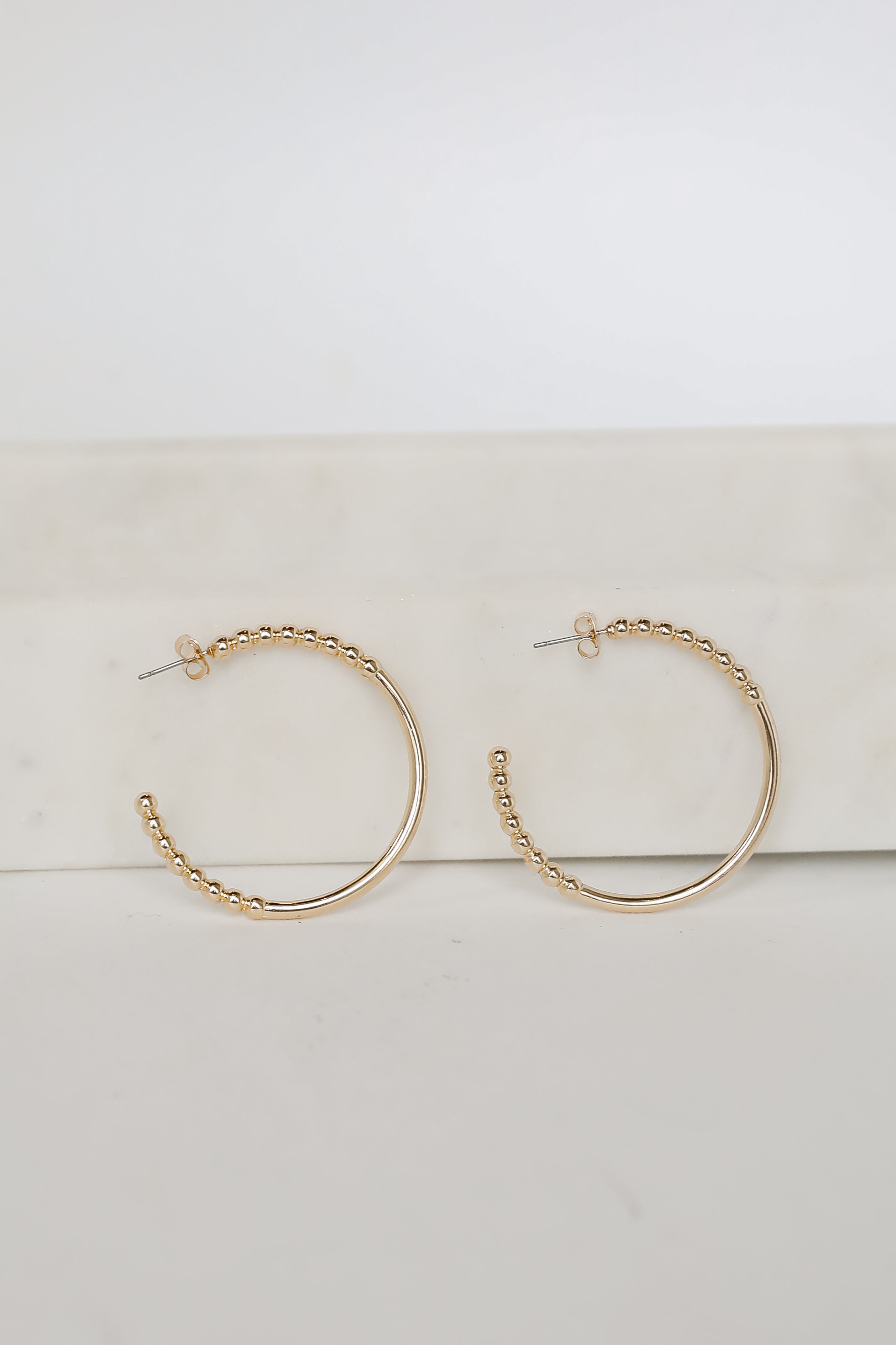 FINAL SALE - Eden Gold Hoop Earrings
