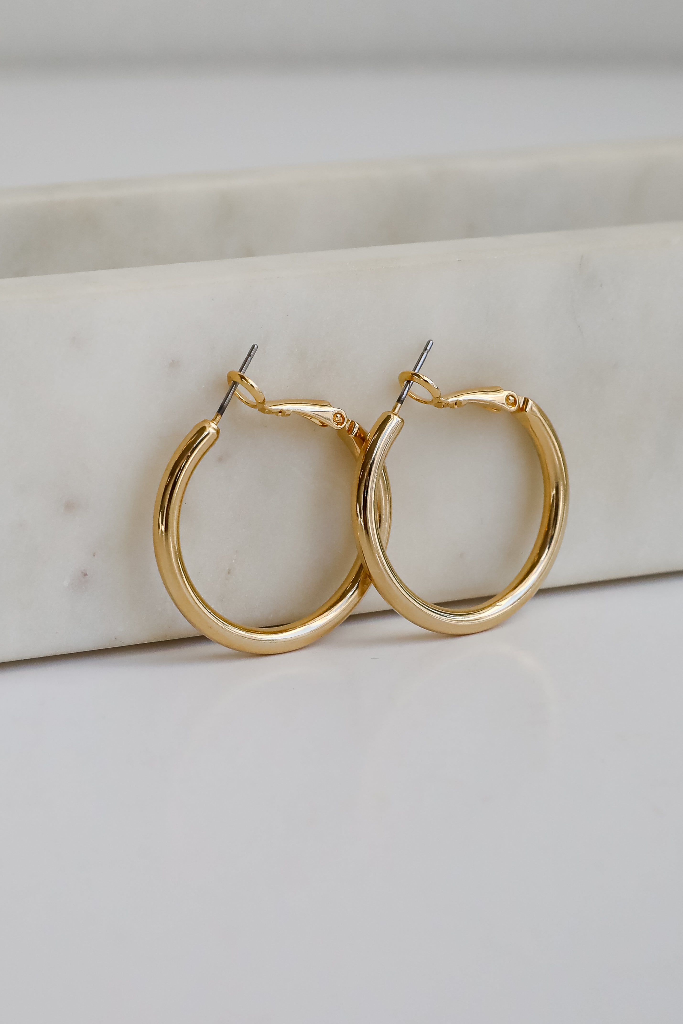 Aria Gold Hoop Earrings