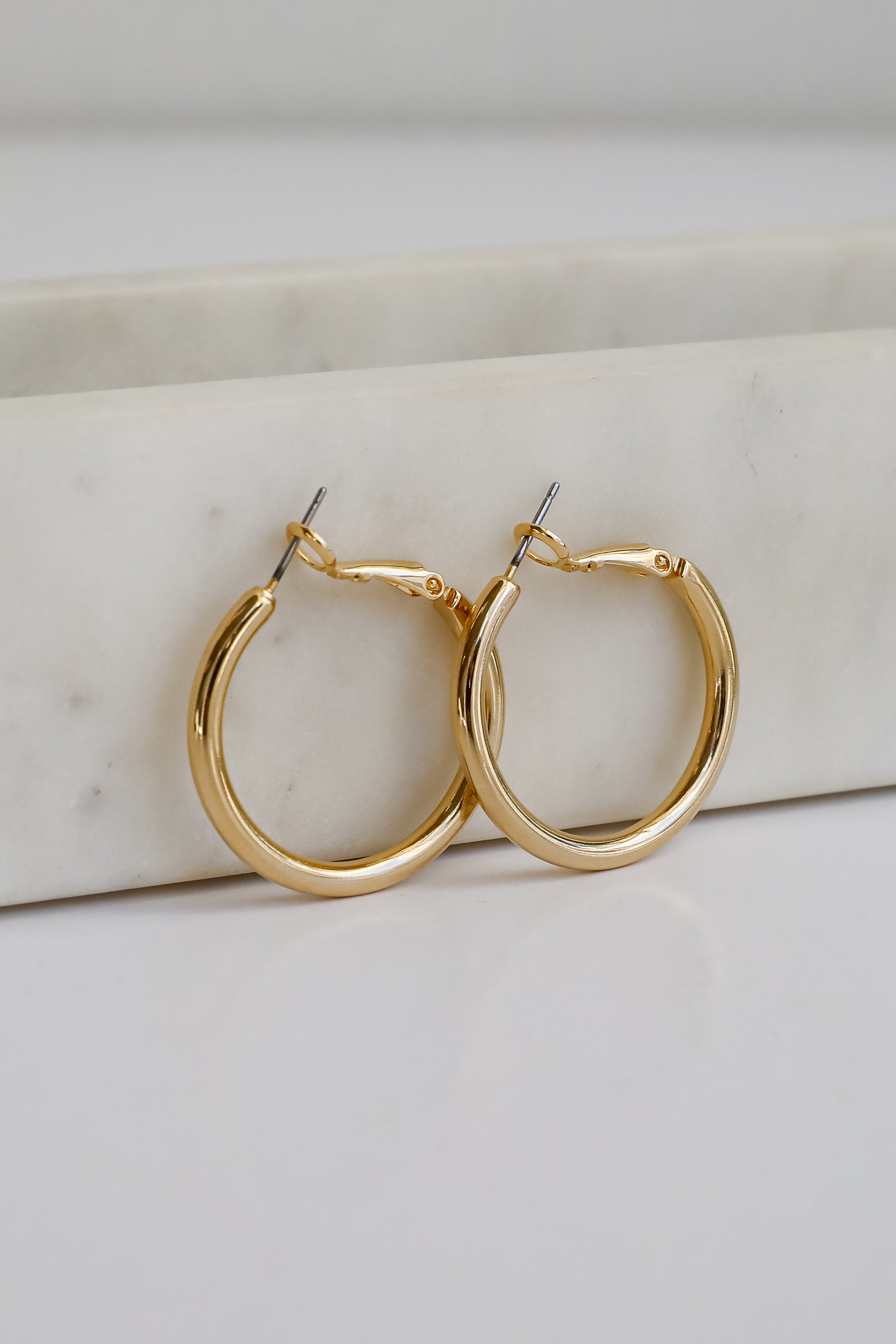 Aria Gold Hoop Earrings