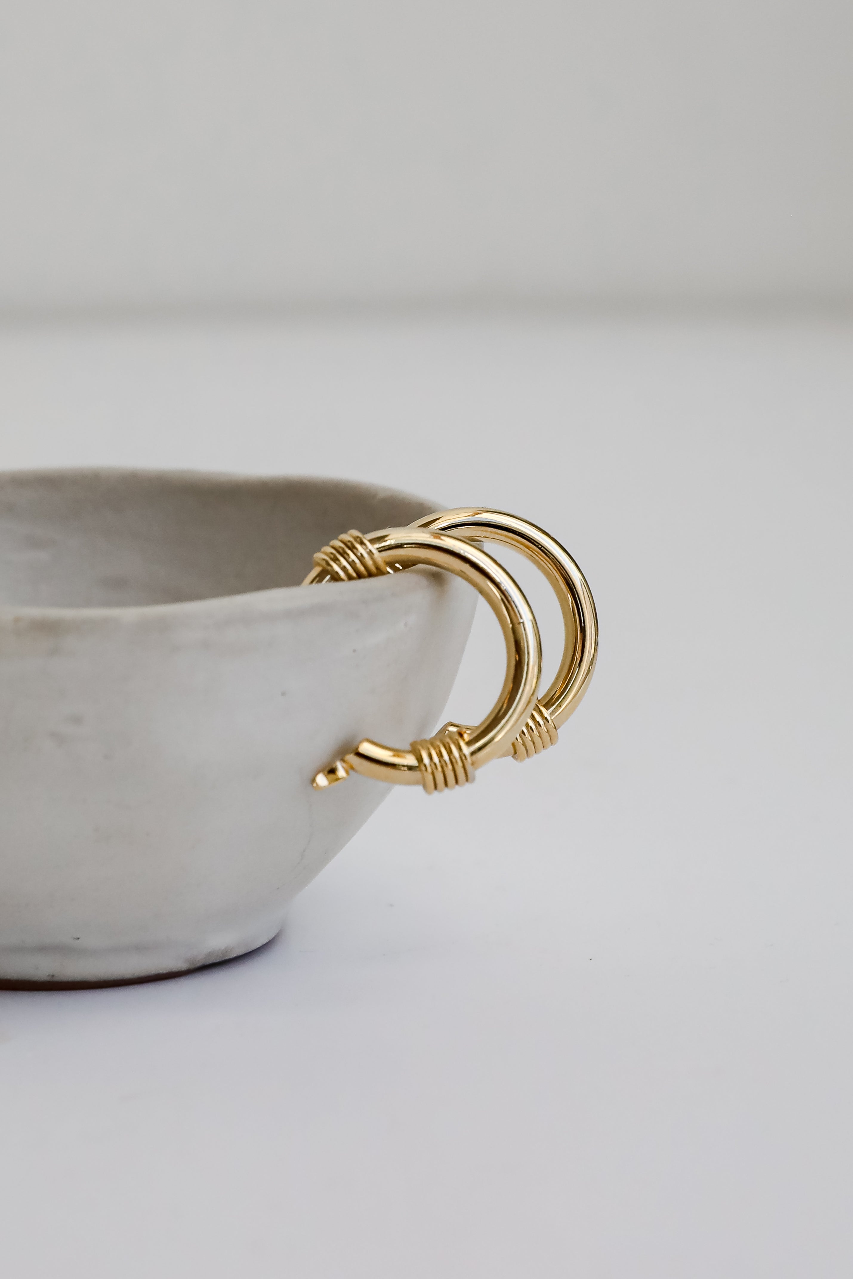 Emilee Gold Hoop Earrings