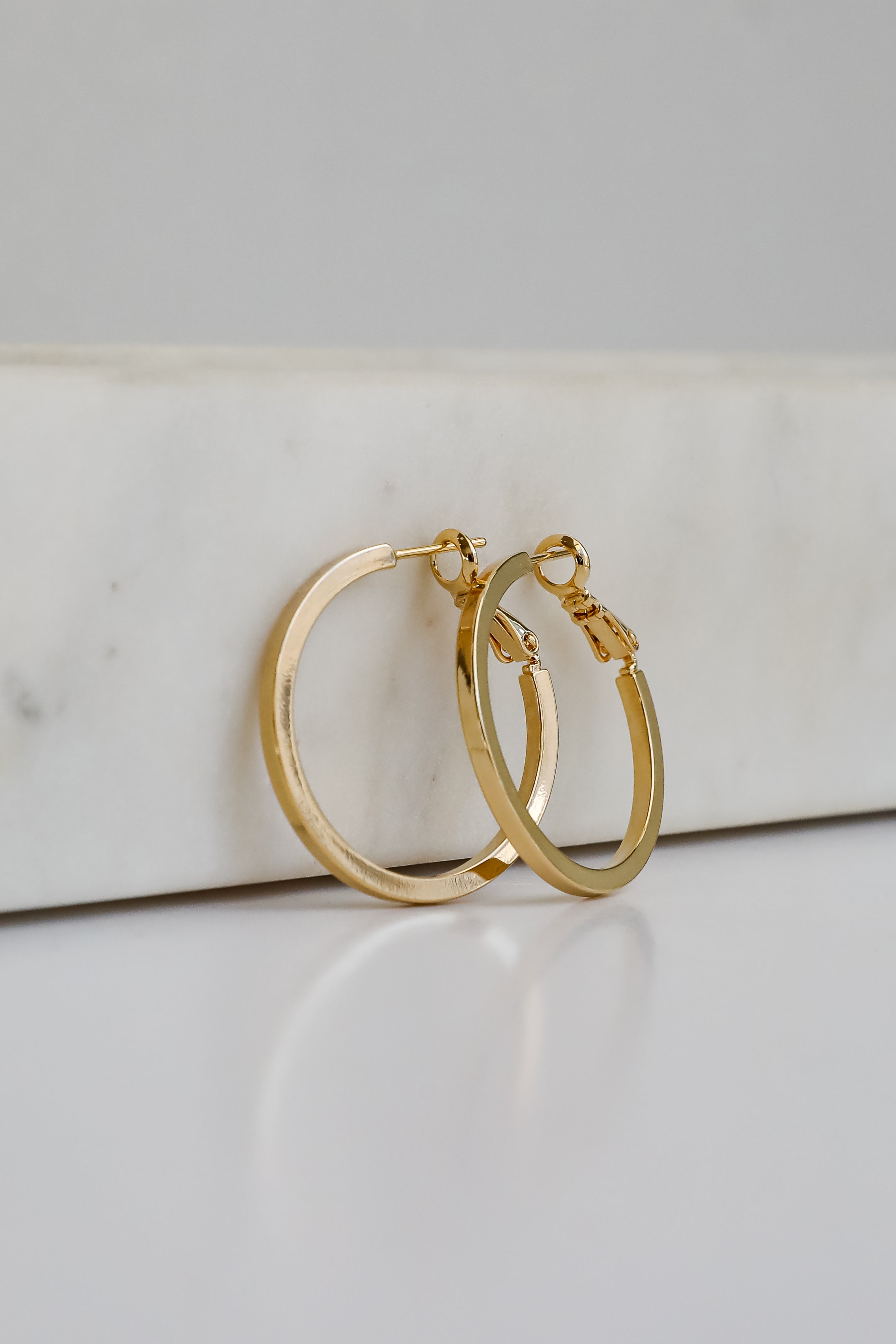 Ella Gold Hoop Earrings