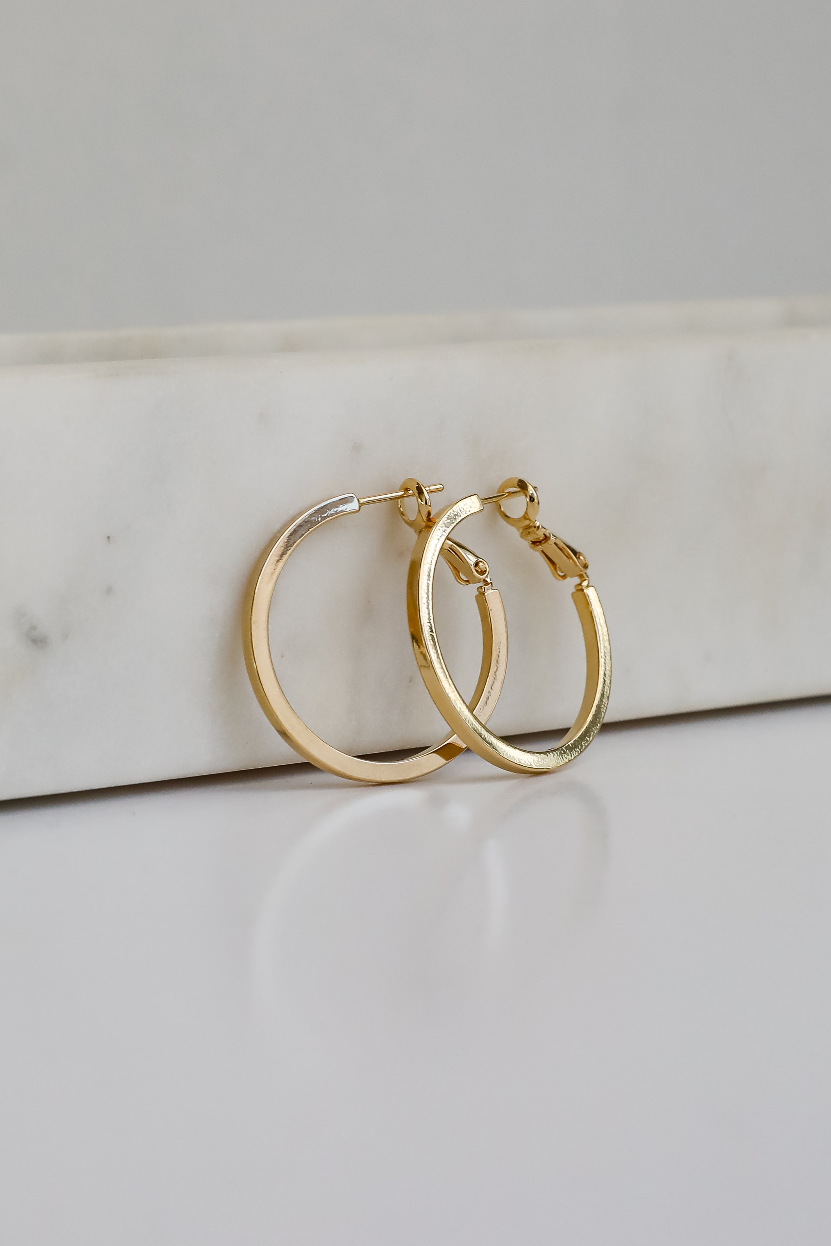 Ella Gold Hoop Earrings