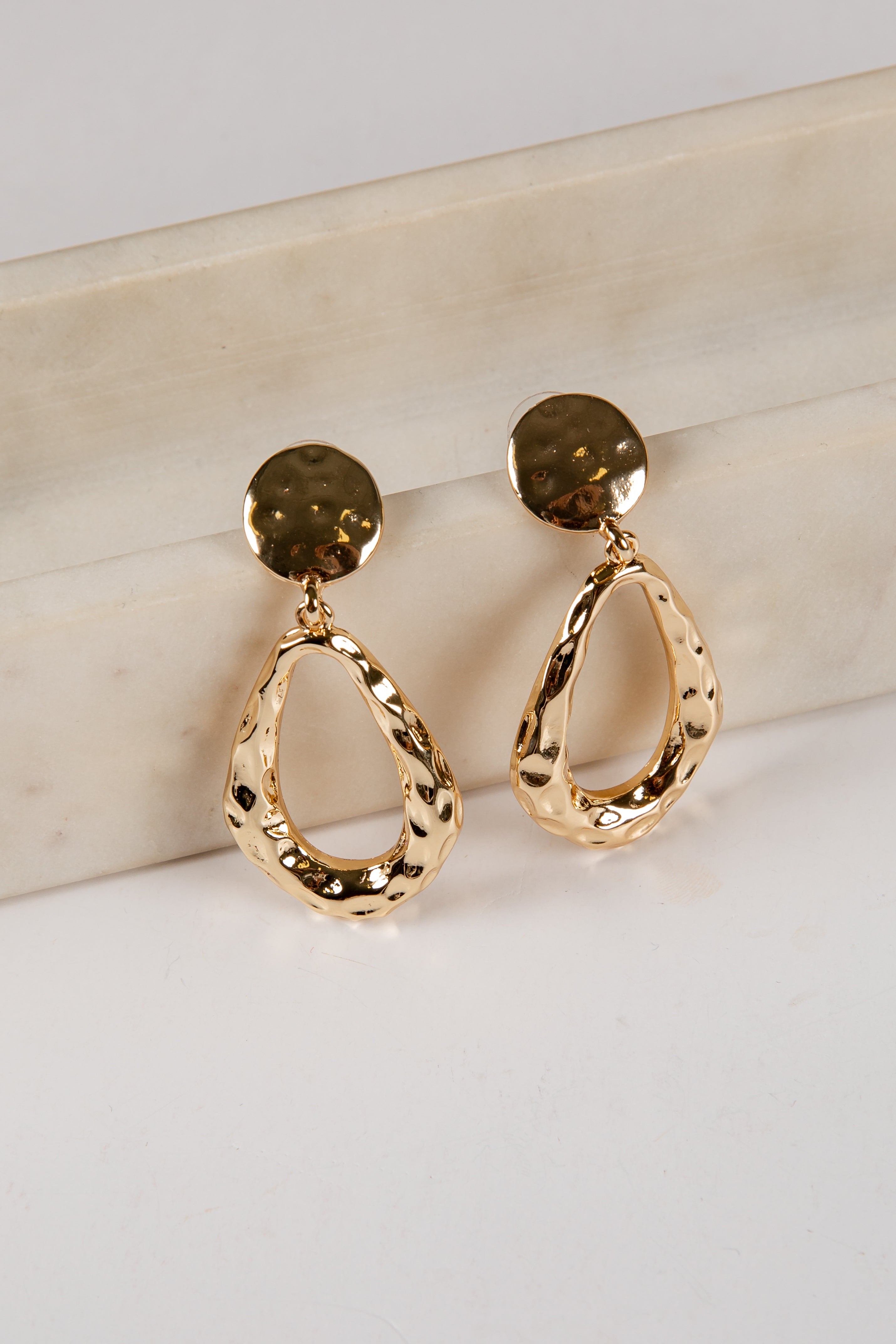 Andrea Gold Teardrop Earrings