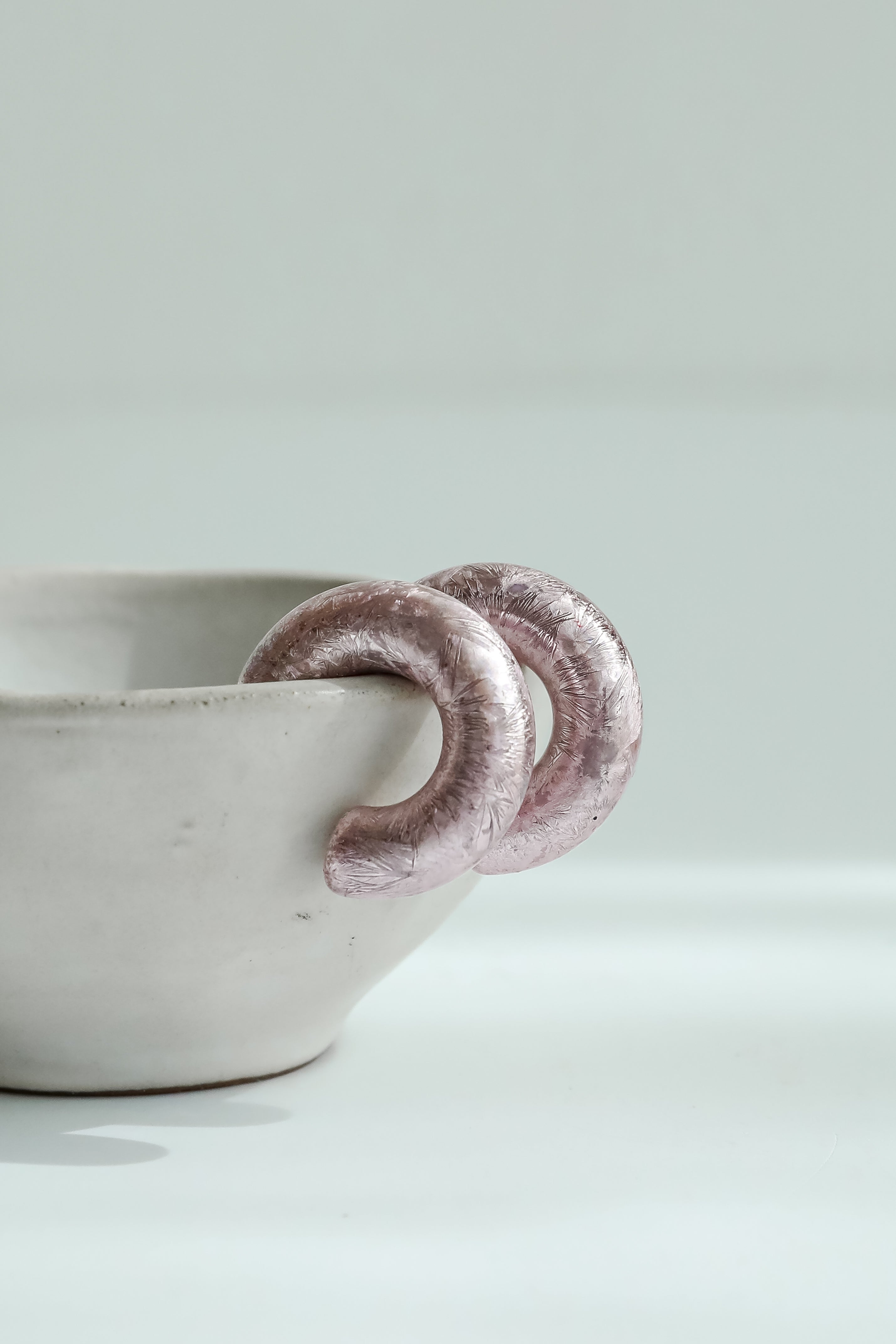 FINAL SALE - Alexa Metallic Hoop Earrings