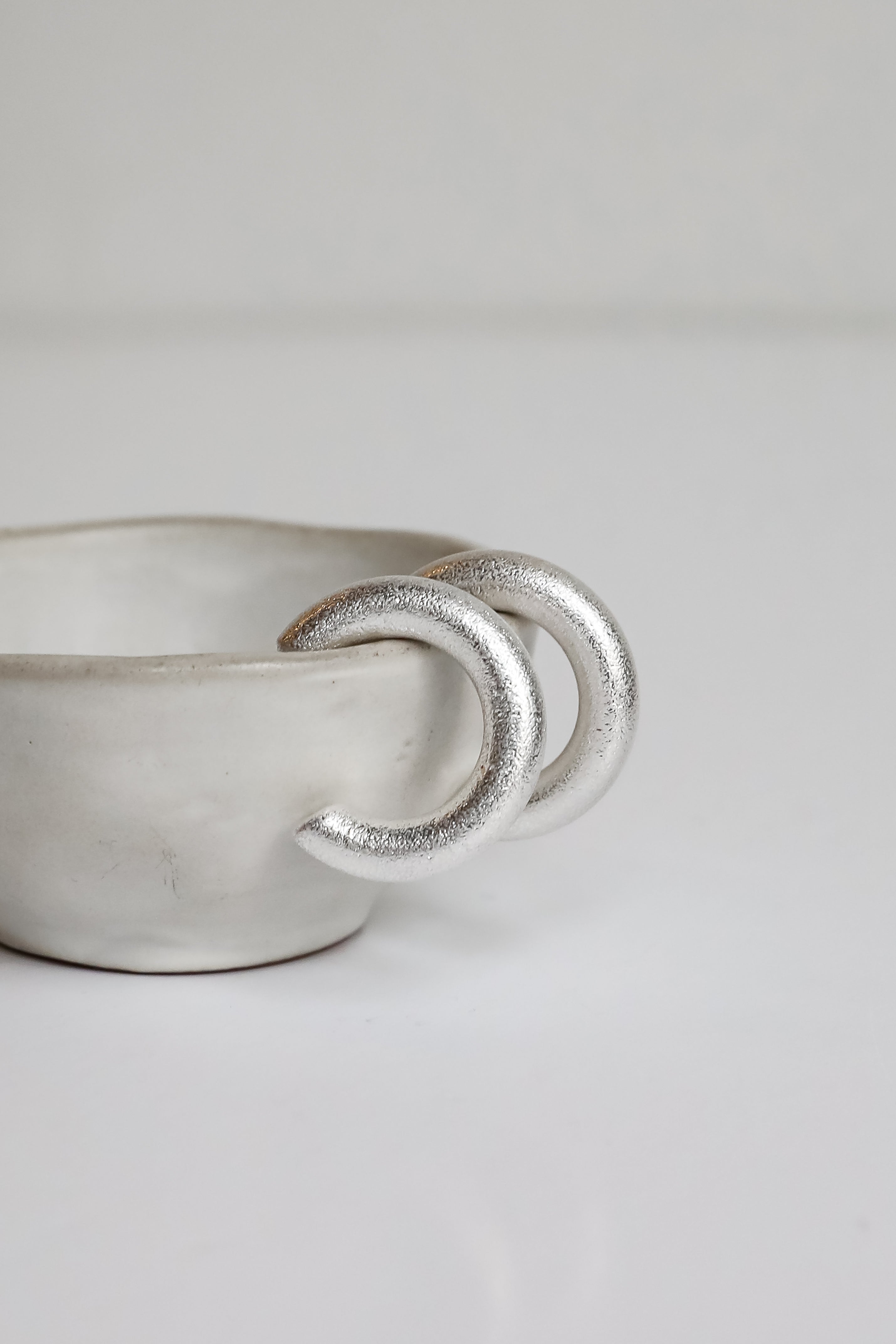 Eloise Silver Hoop Earrings