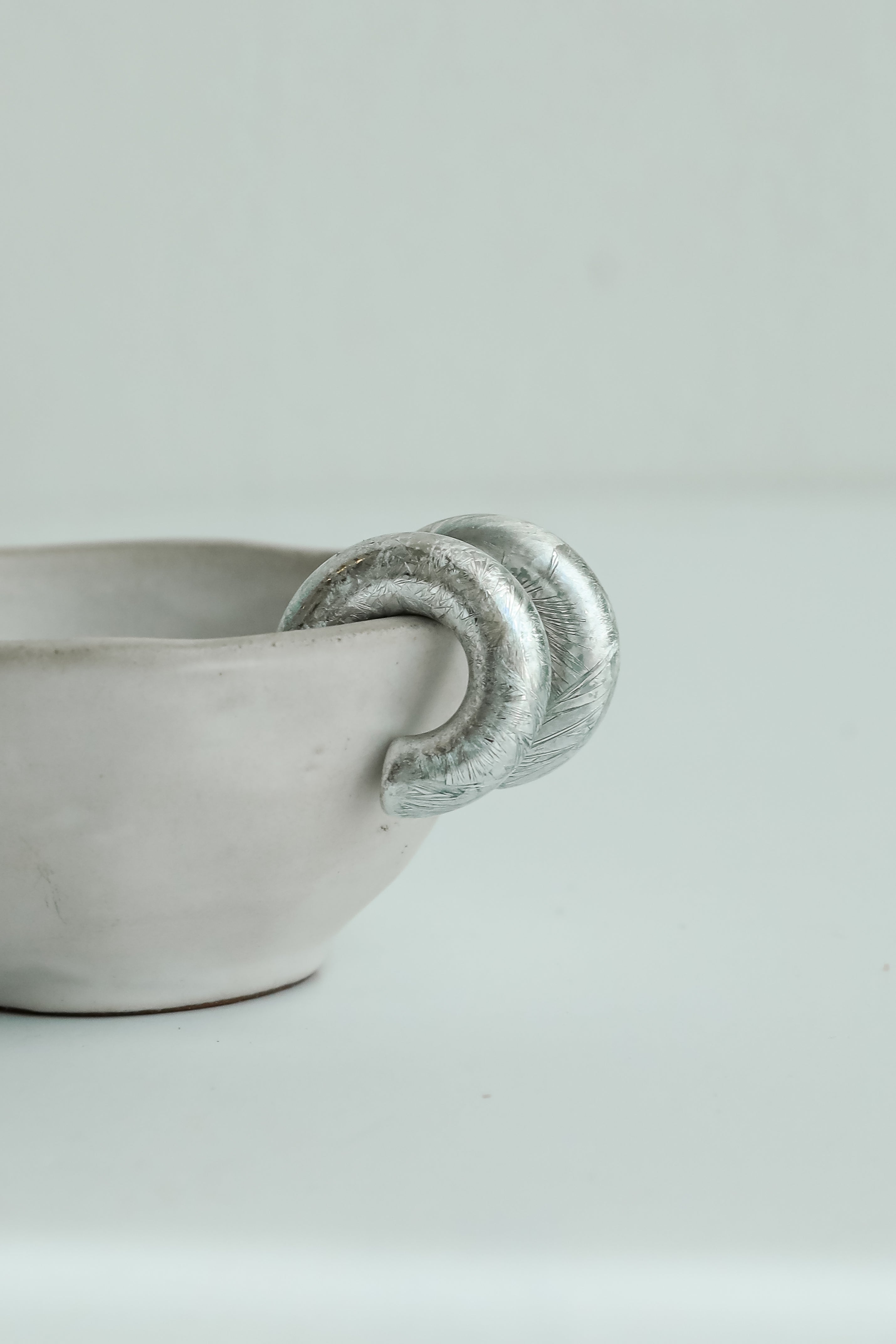 FINAL SALE - Alexa Metallic Hoop Earrings