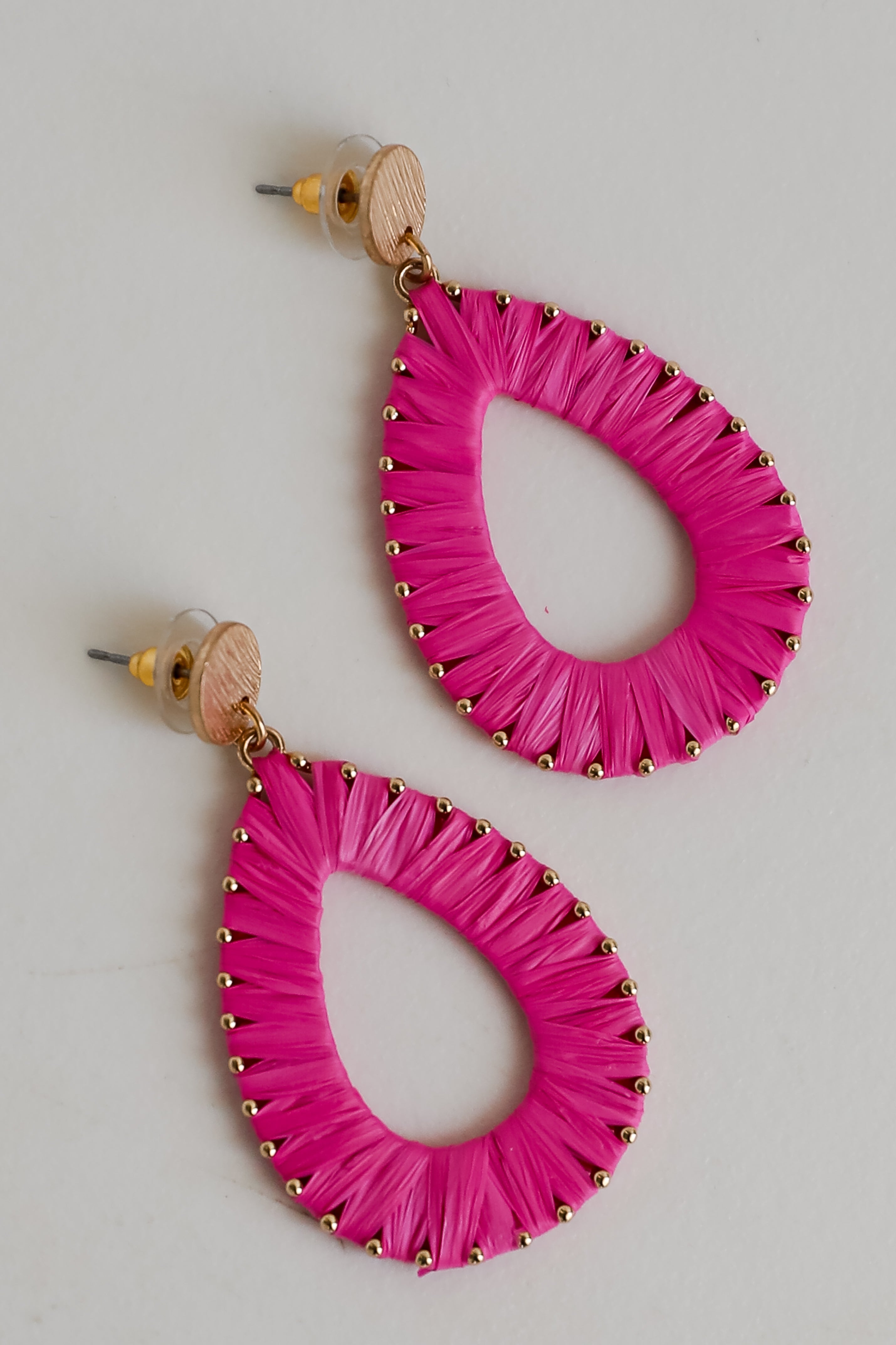 FINAL SALE - Alexa Straw Statement Earrings