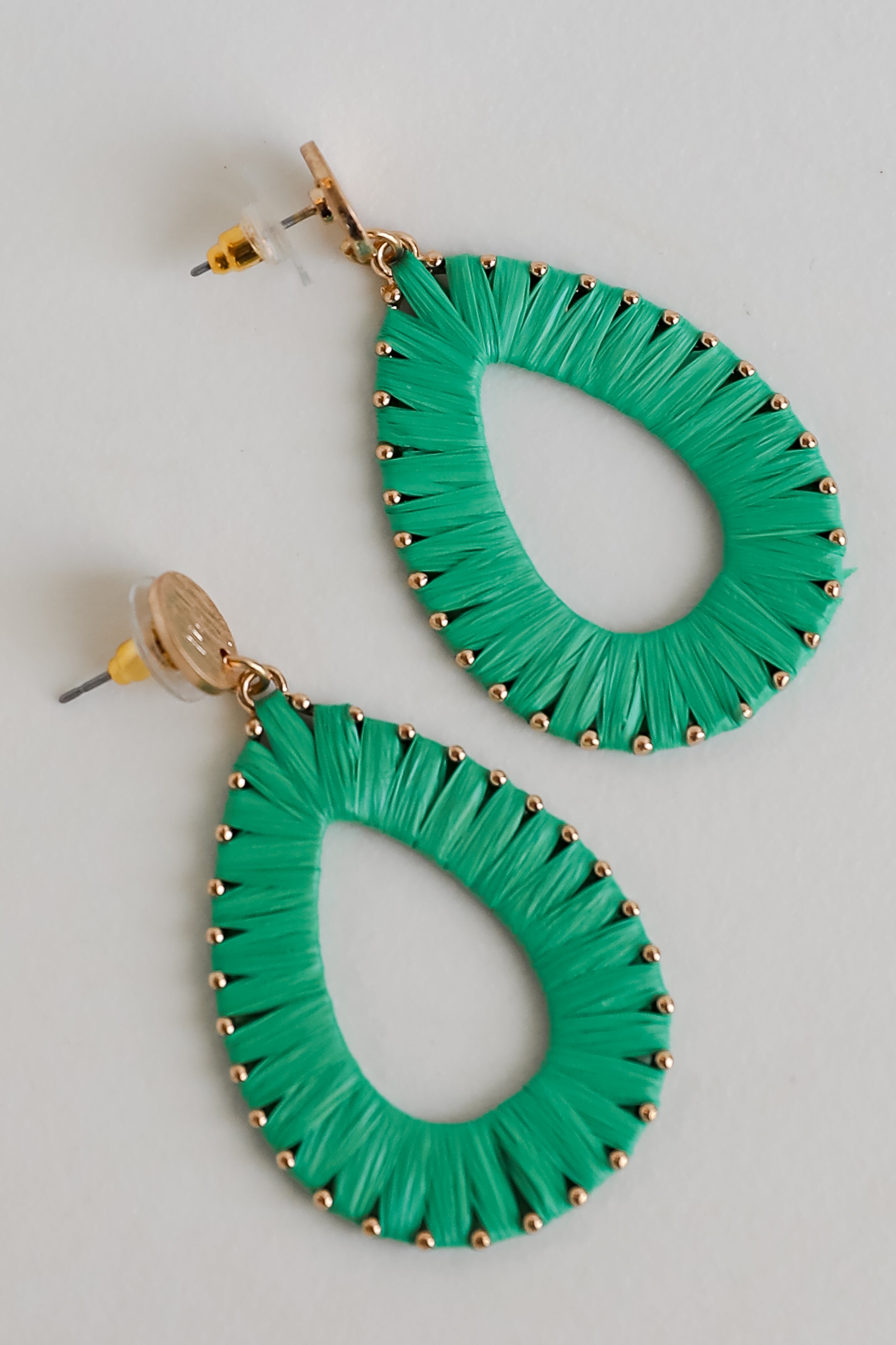 FINAL SALE - Alexa Straw Statement Earrings