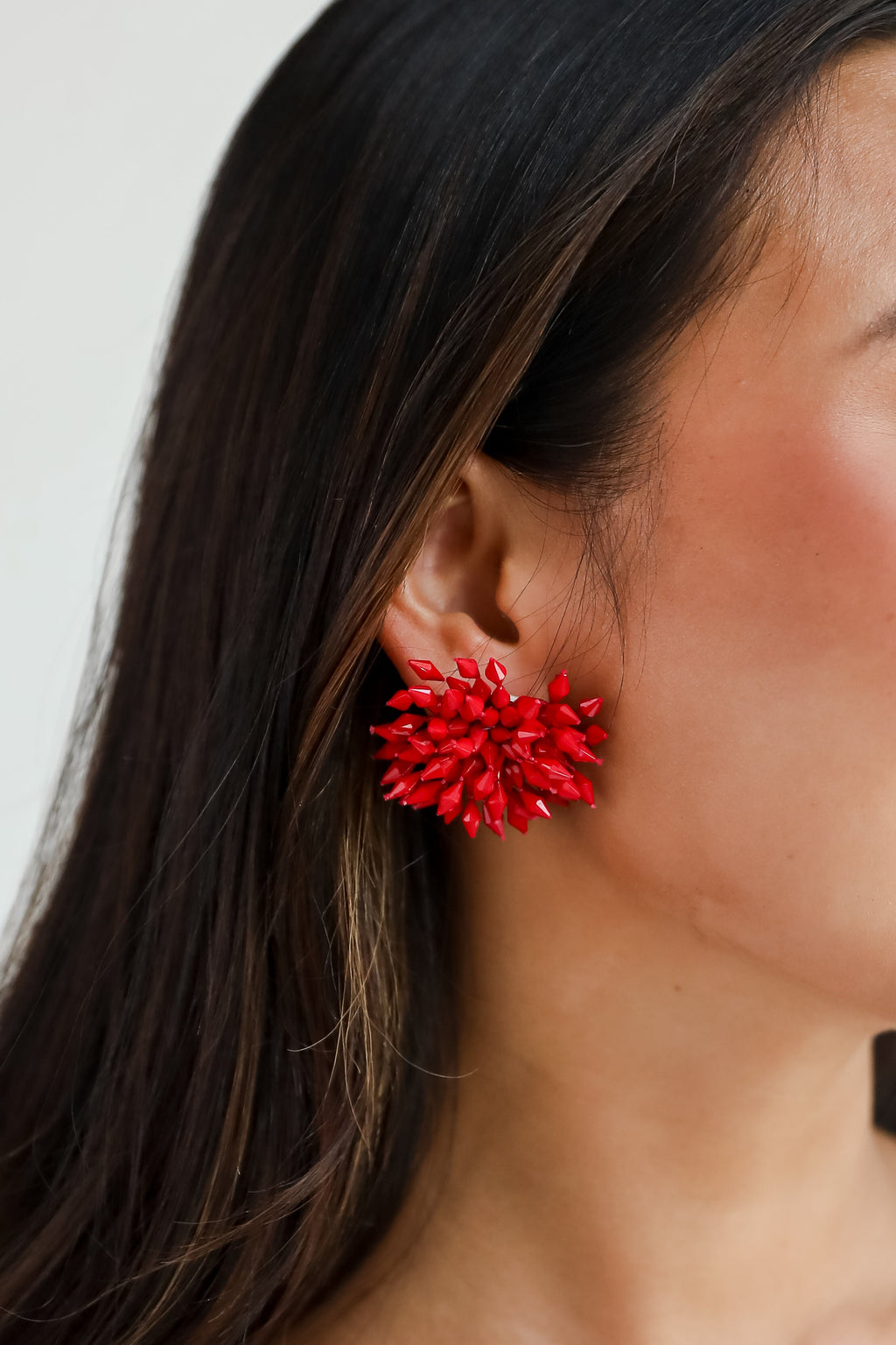 FINAL SALE - Hayley Beaded Statement Earrings