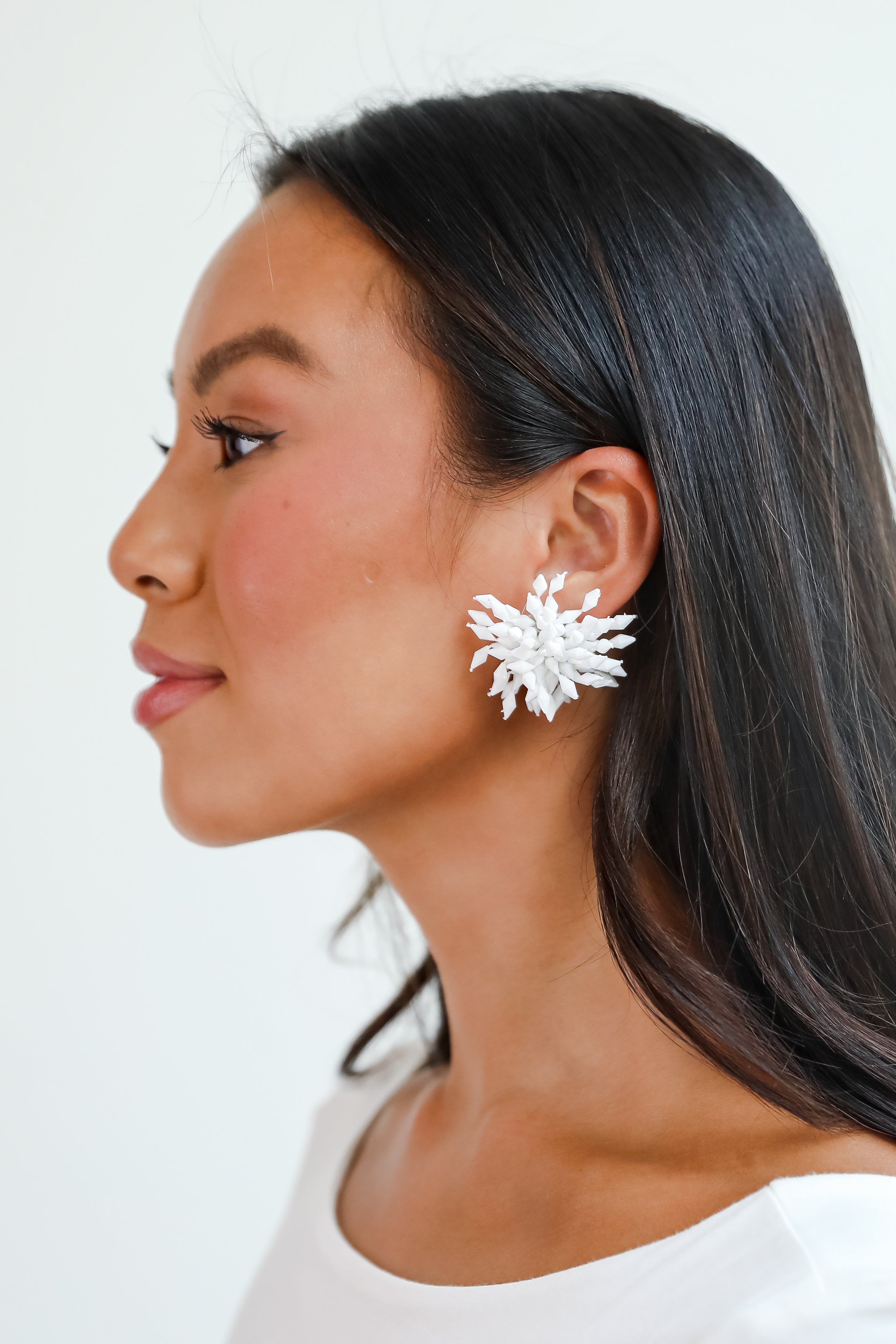 FINAL SALE - Hayley Beaded Statement Earrings