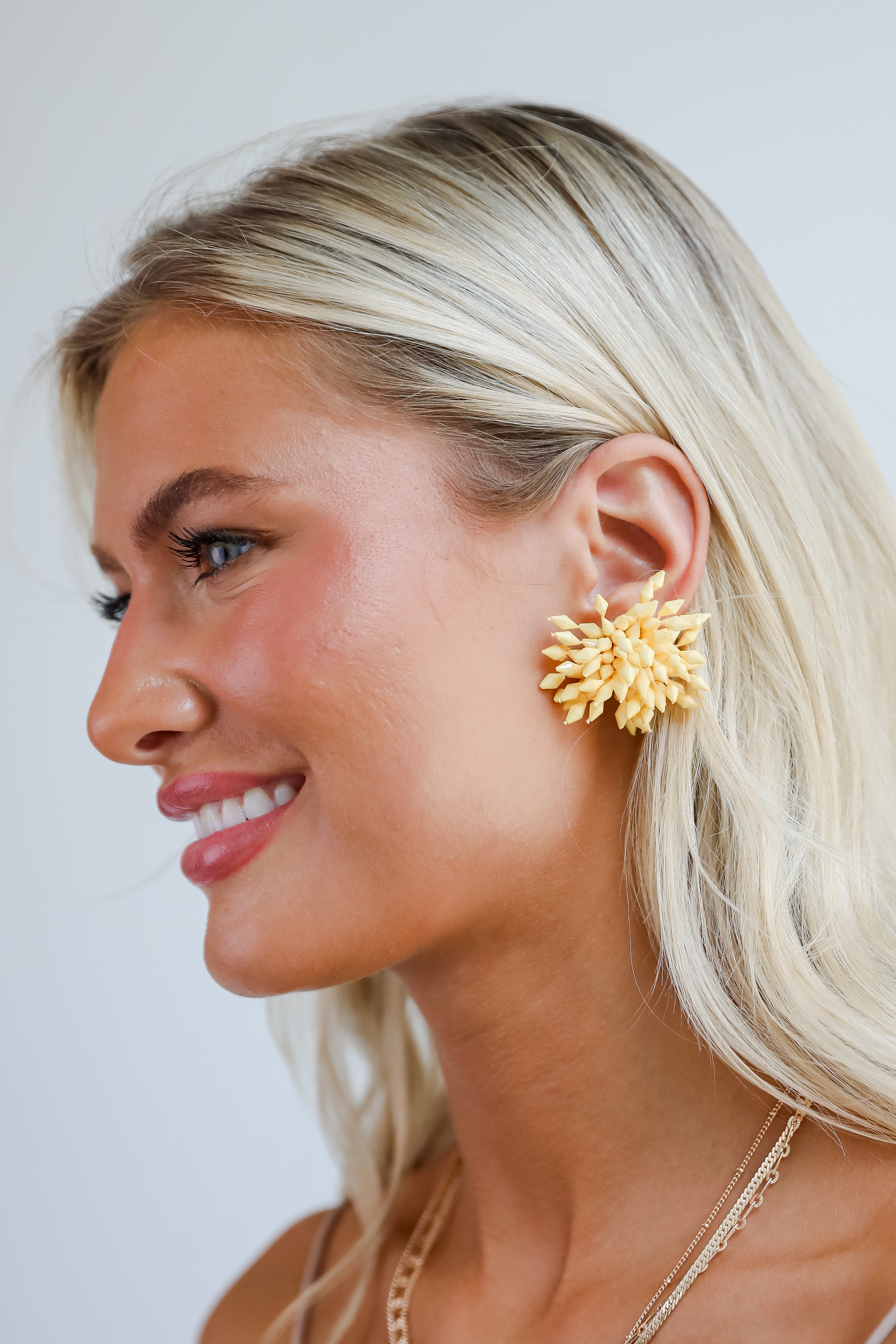 FINAL SALE - Hayley Beaded Statement Earrings