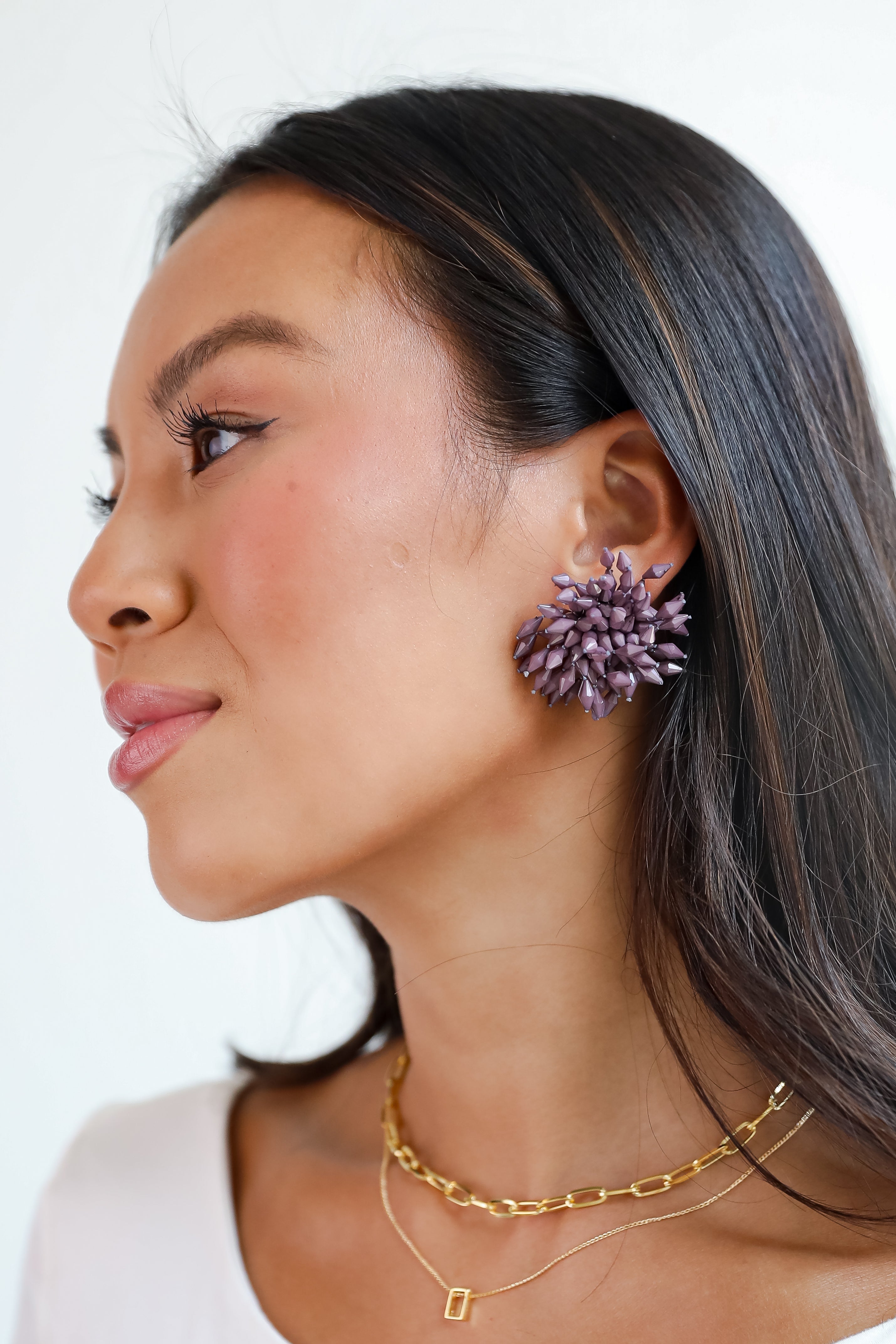 FINAL SALE - Hayley Beaded Statement Earrings