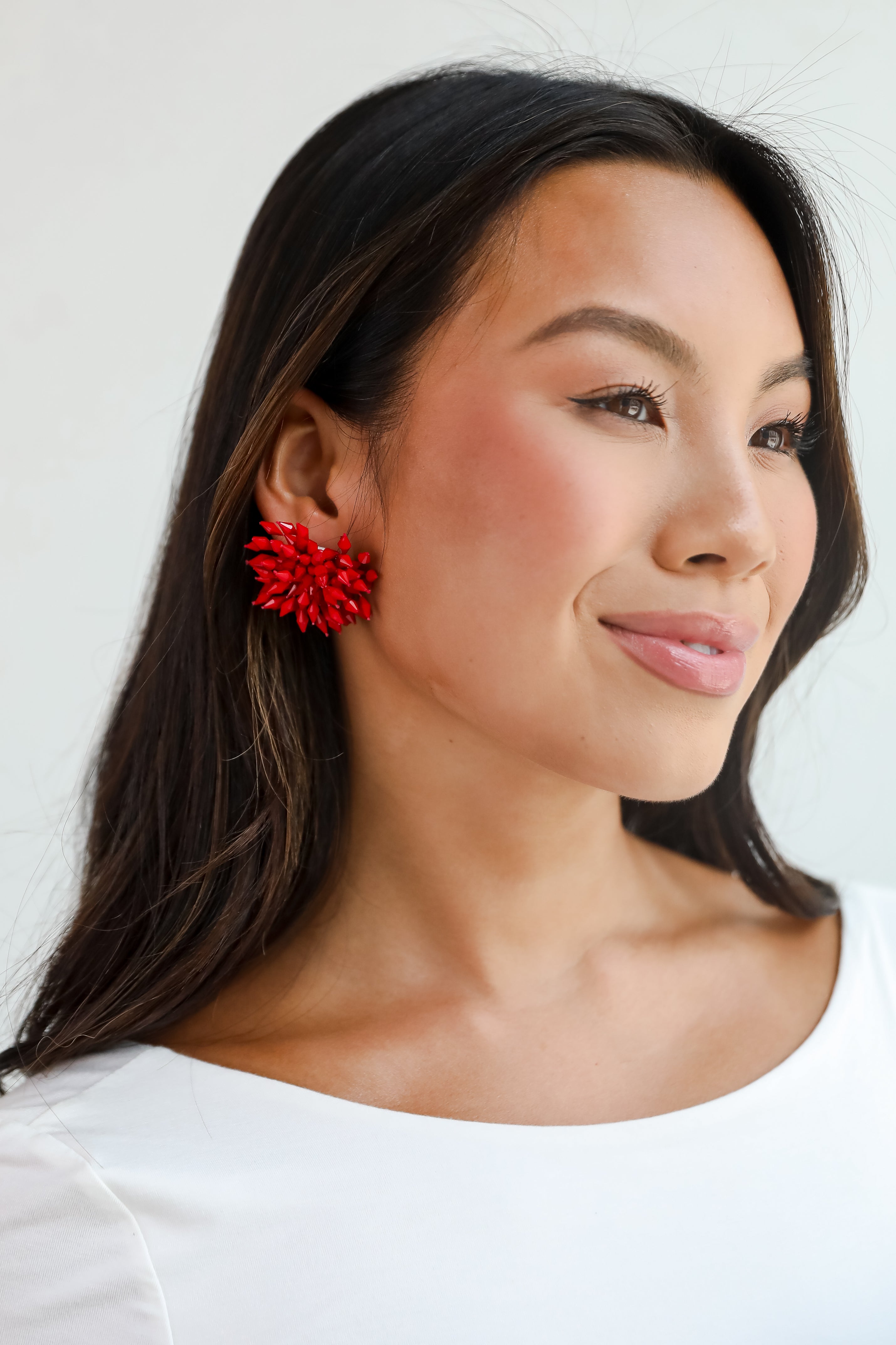 FINAL SALE - Hayley Beaded Statement Earrings