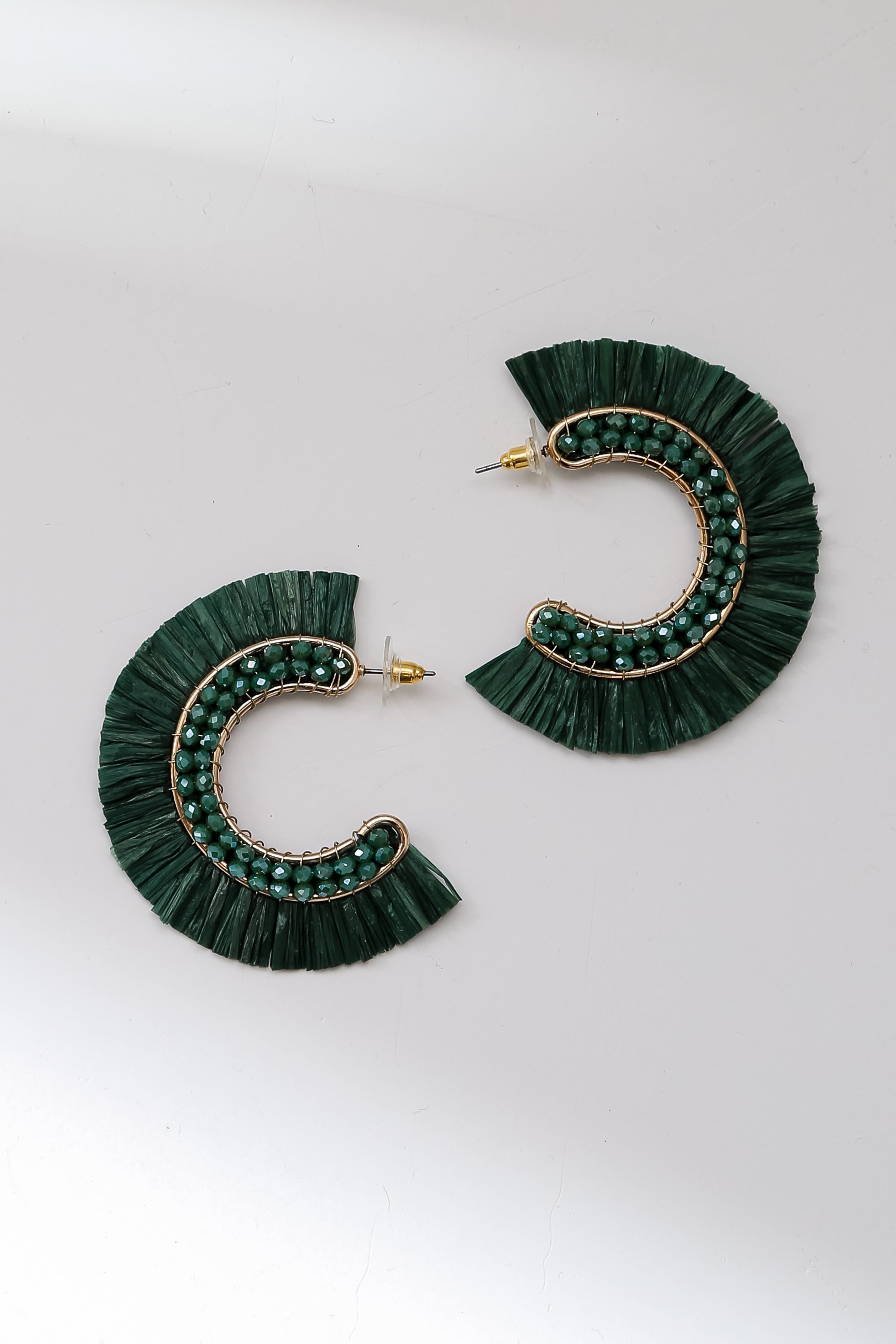 FINAL SALE - Lauren Fringe Hoop Earrings