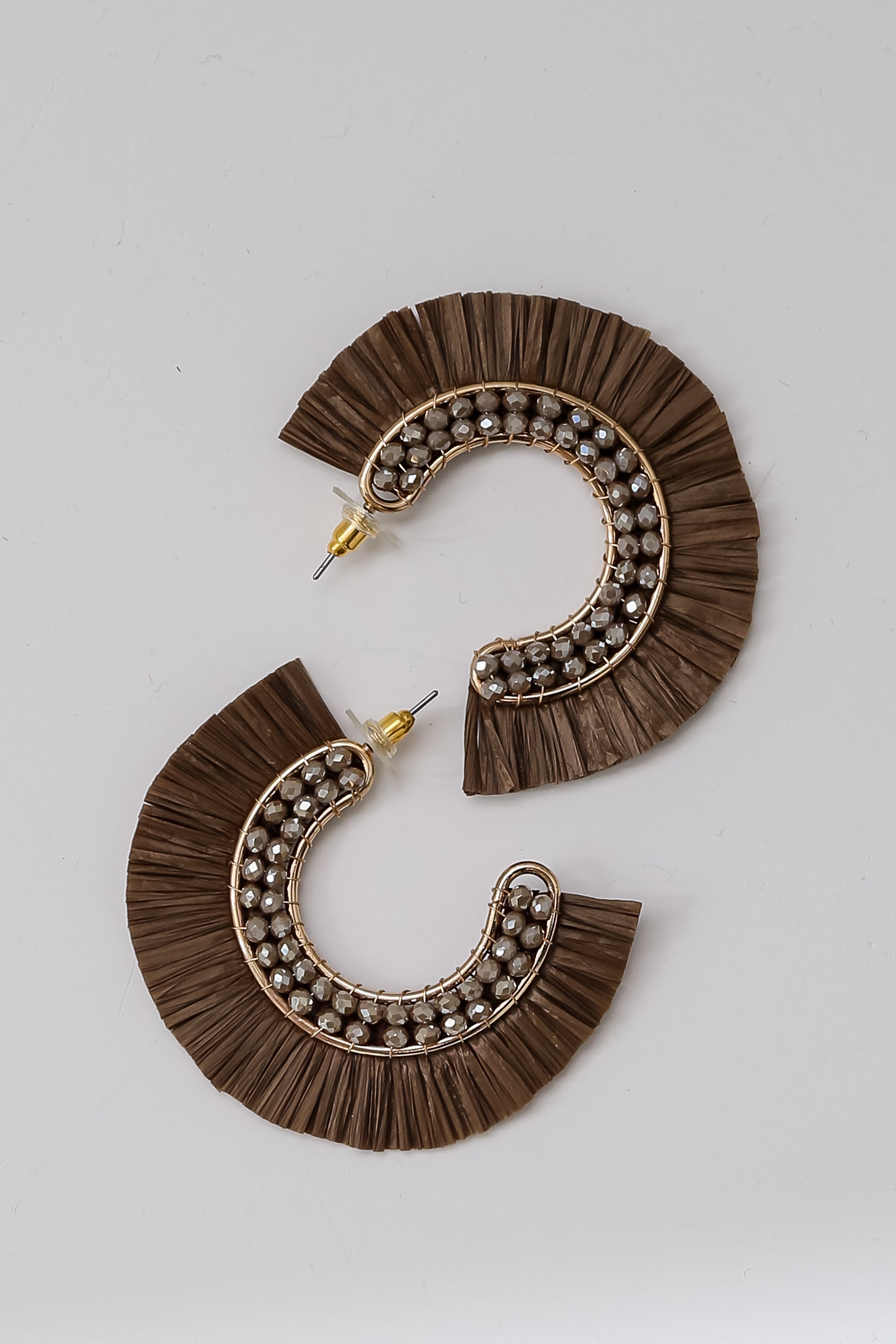 FINAL SALE - Lauren Fringe Hoop Earrings