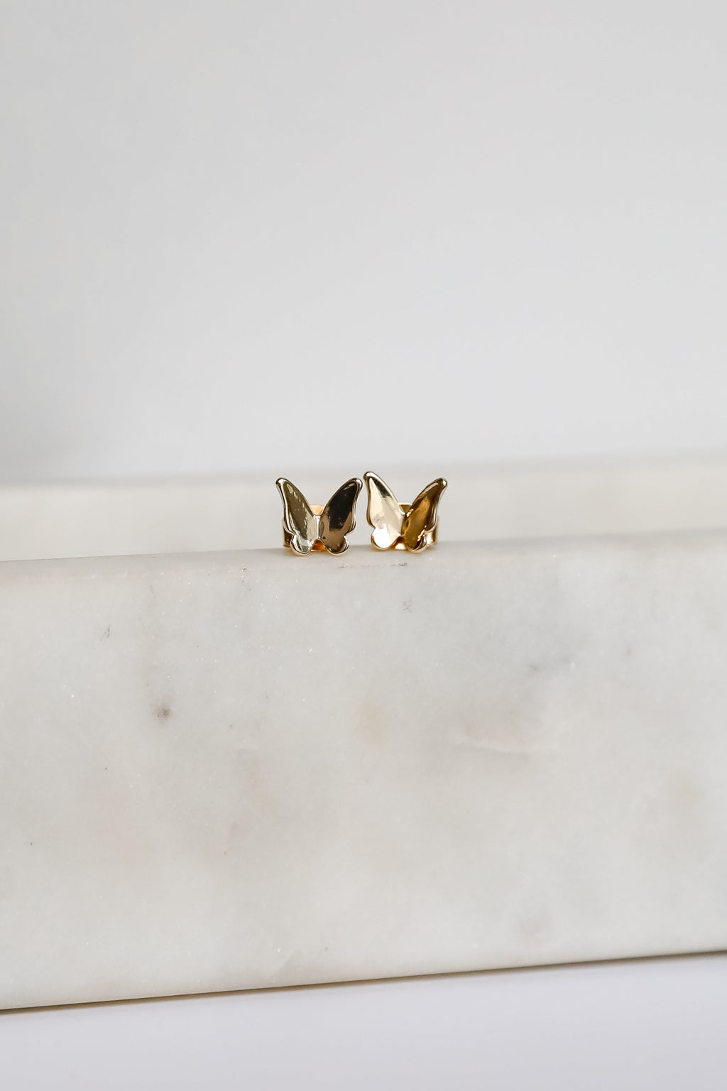 Phoebe Gold Butterfly Stud Earrings