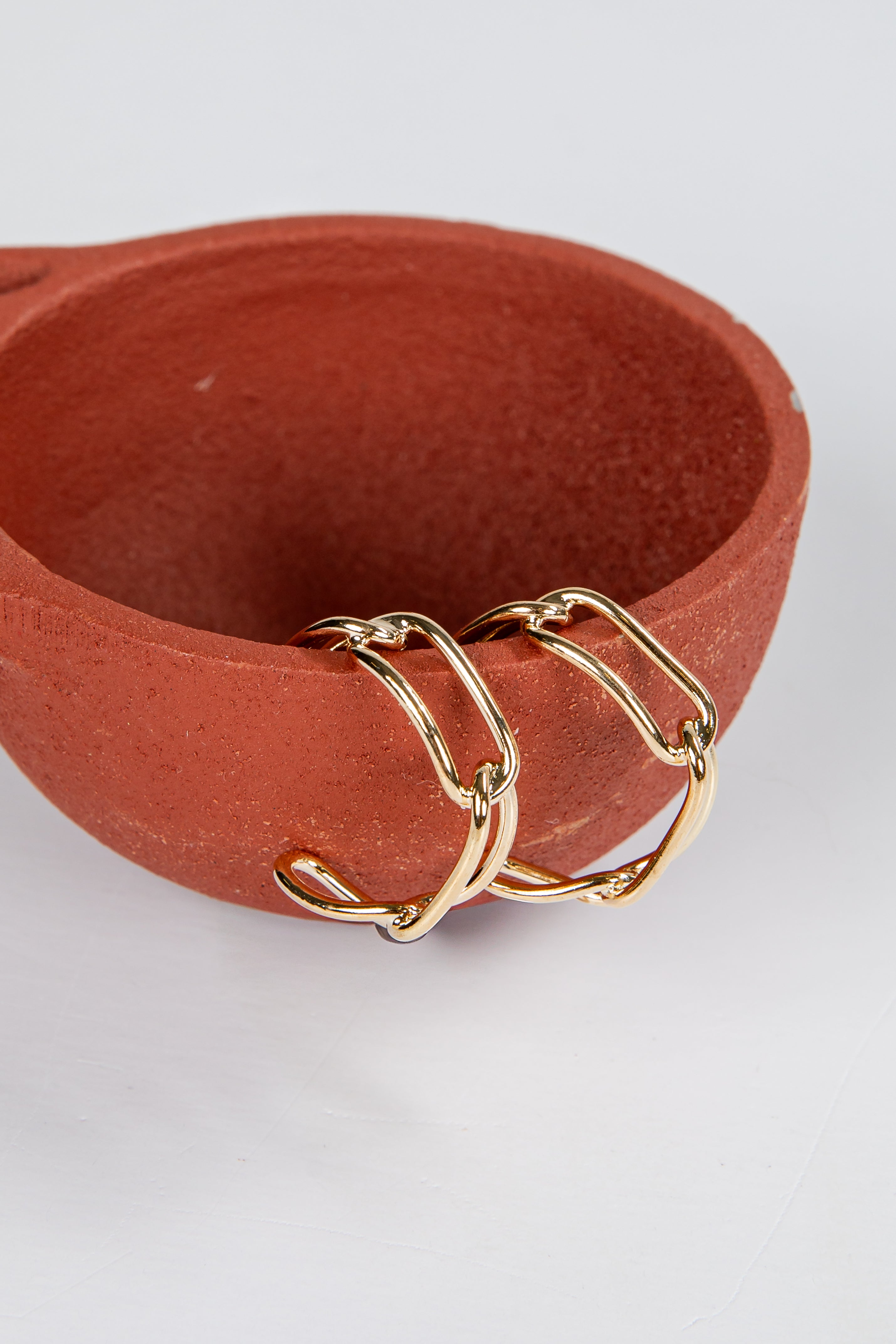 Hayden Gold Chainlink Hoop Earrings