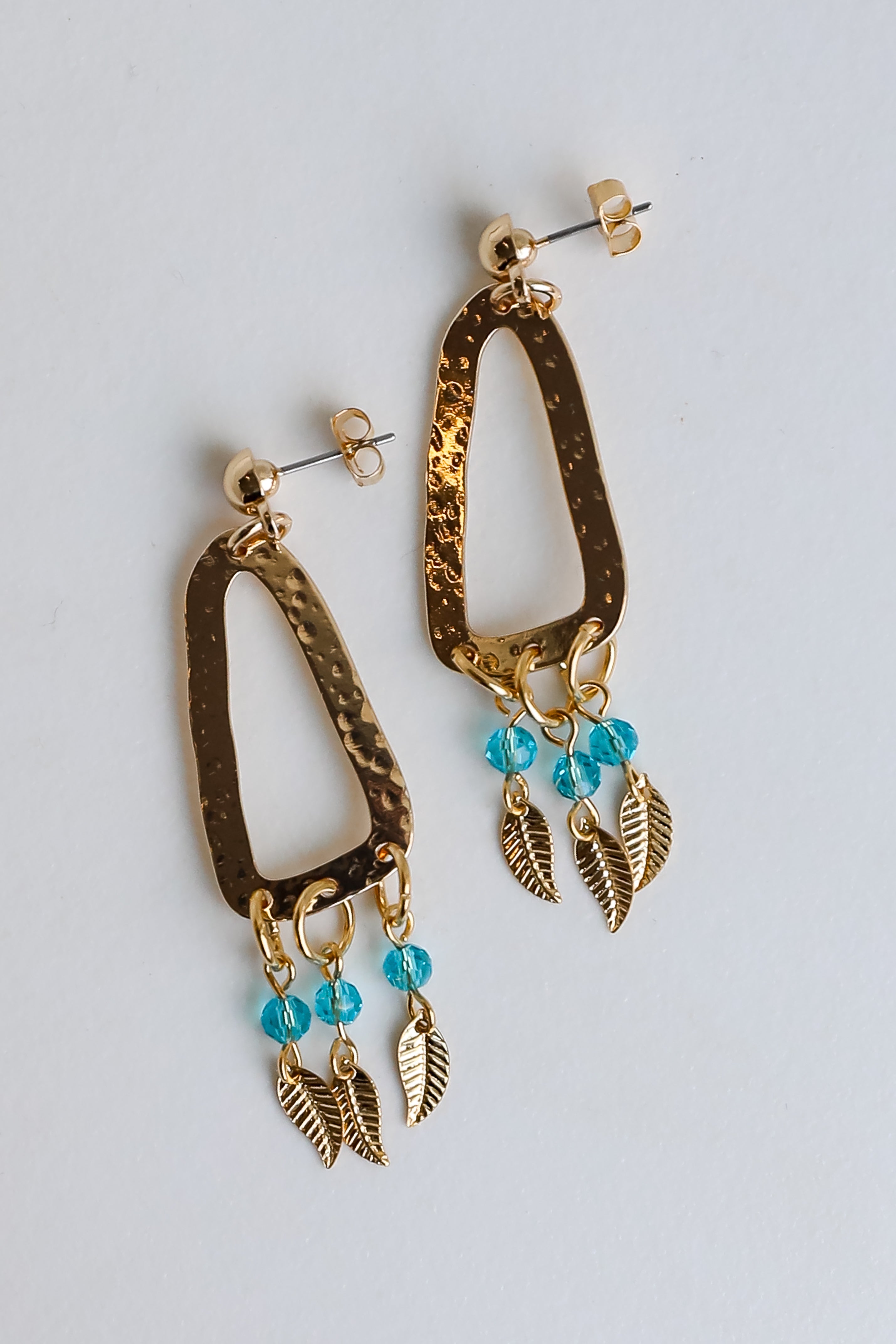 FINAL SALE - Ivy Gold Statement Drop Earrings
