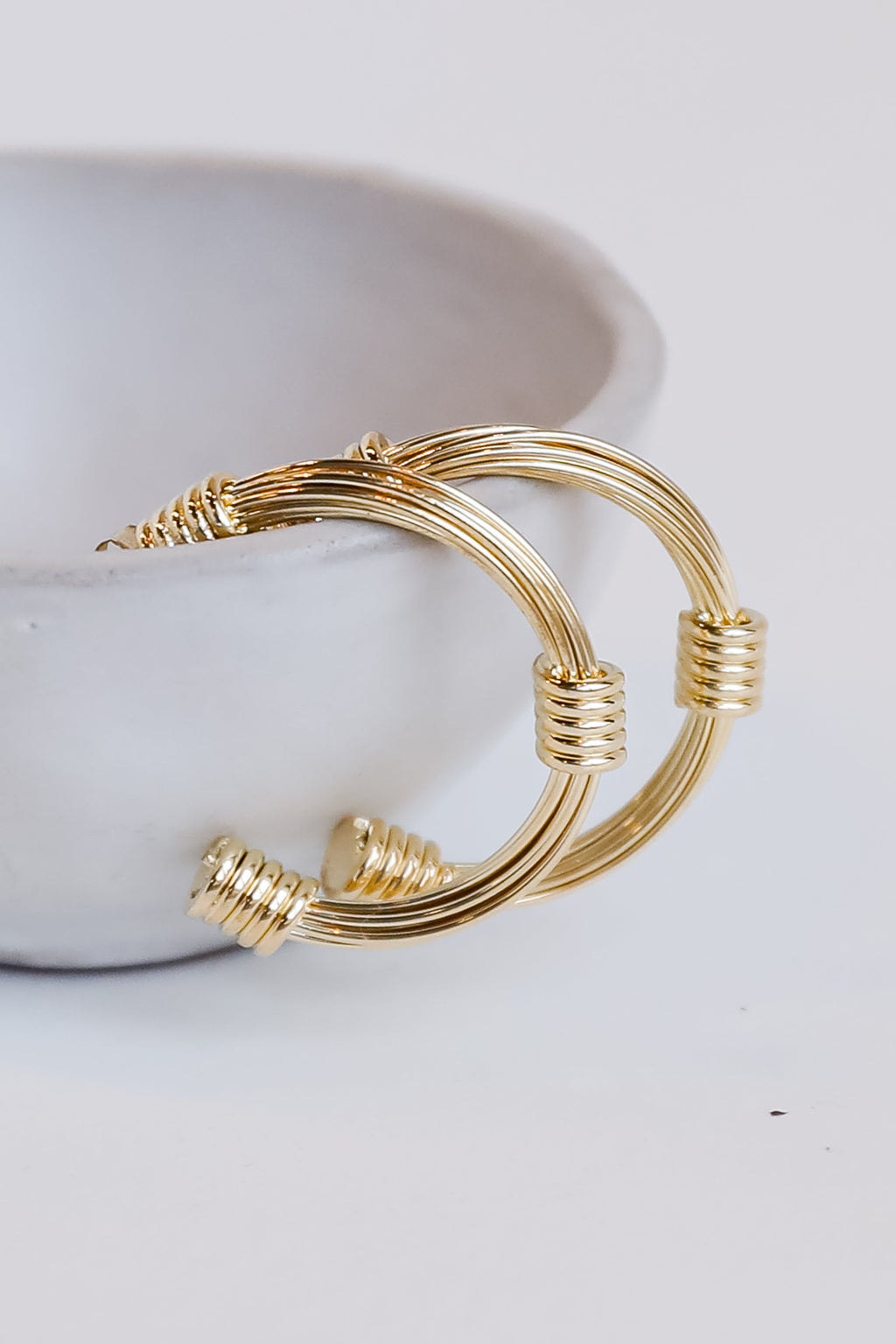 FINAL SALE - Alaya Gold Hoop Earrings
