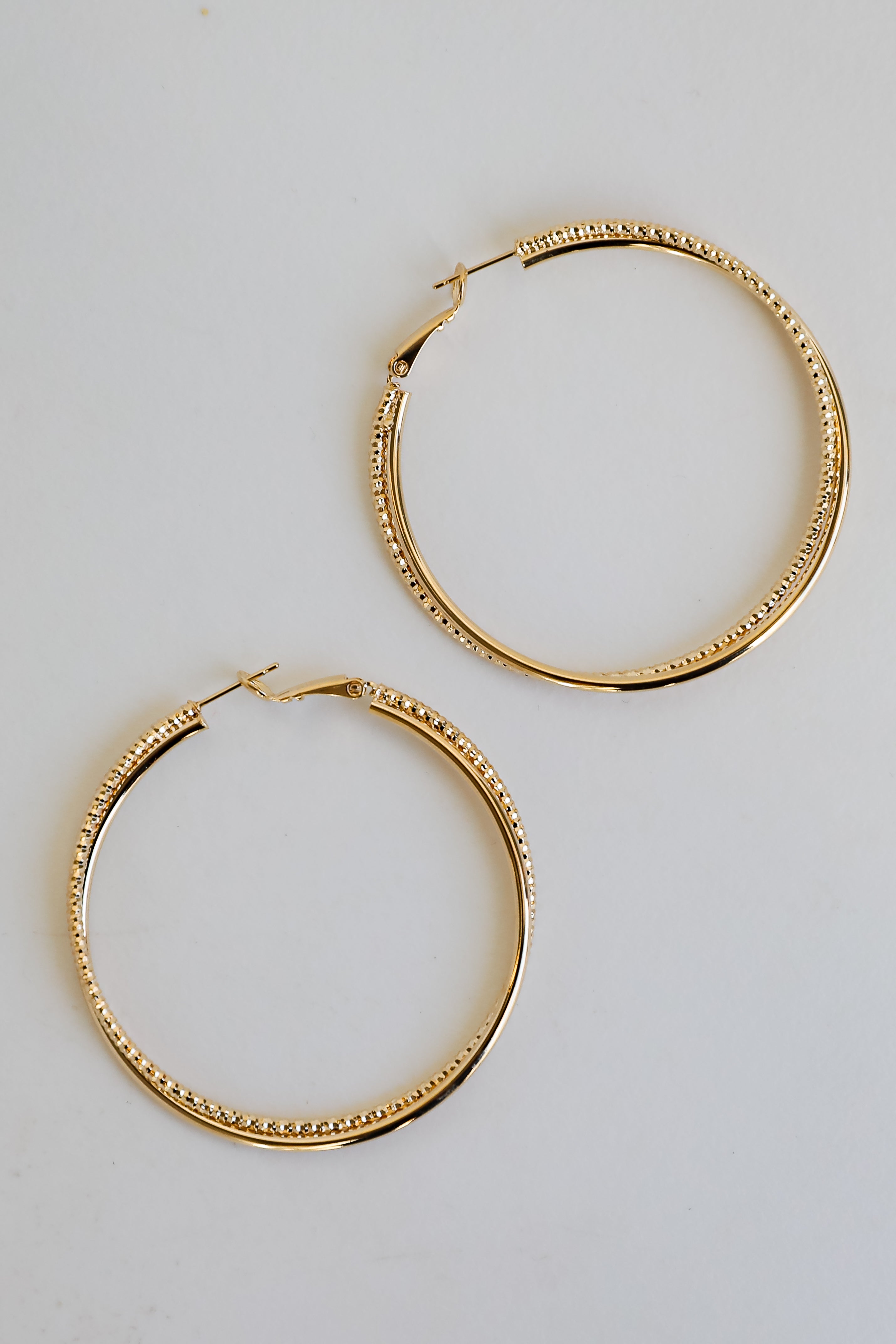 FINAL SALE - Heidi Gold Double Hoop Earrings