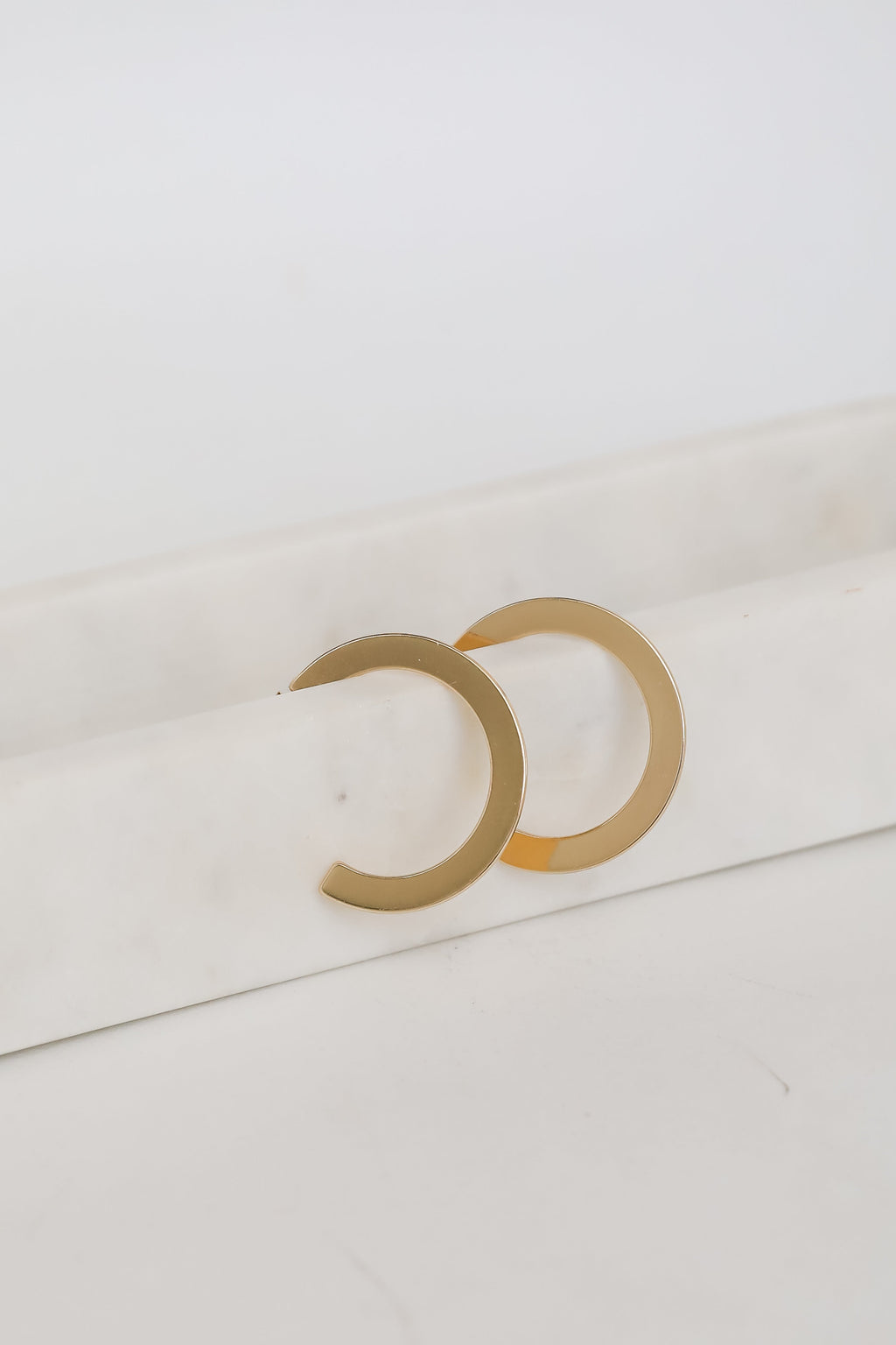 FINAL SALE - Avery Gold Hoop Earrings