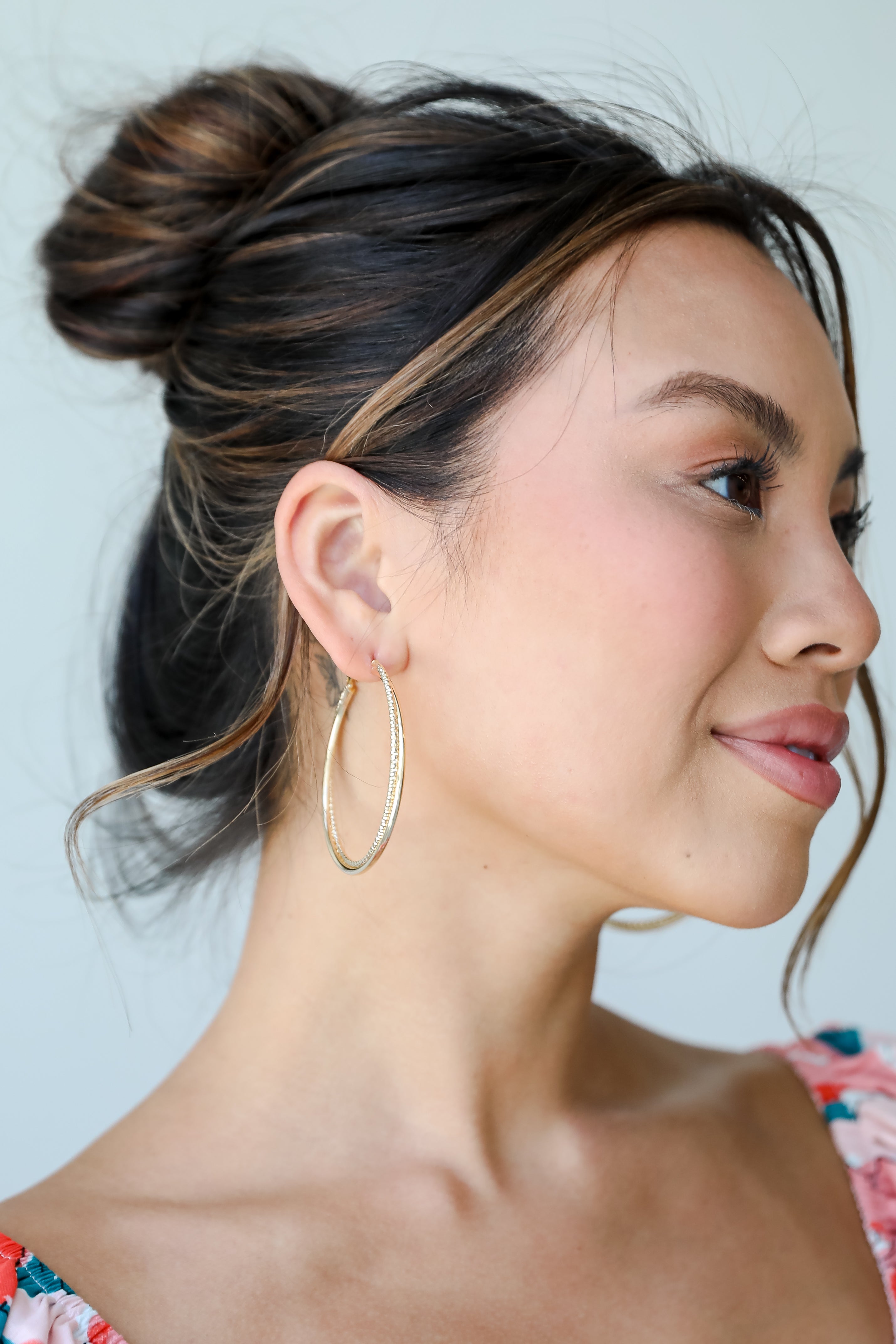 FINAL SALE - Heidi Gold Double Hoop Earrings