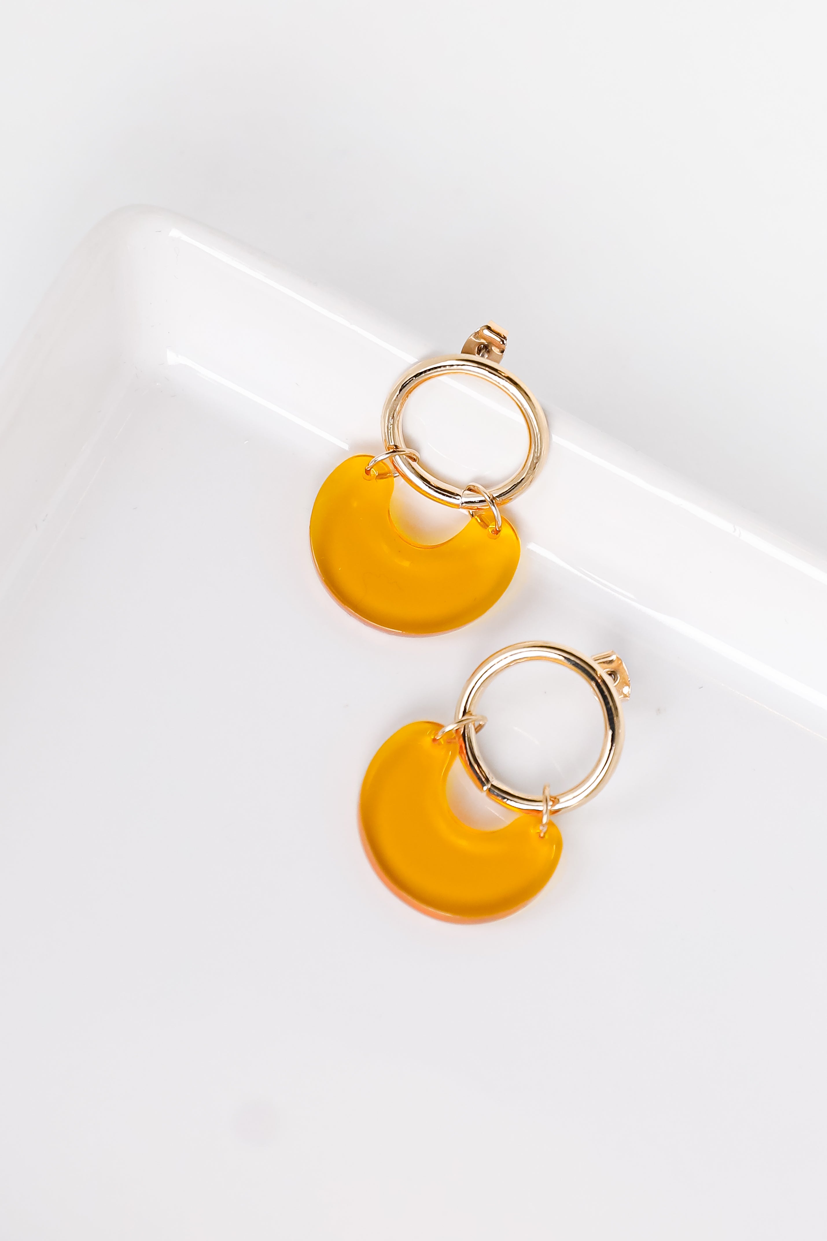 FINAL SALE - Gracie Acrylic Drop Earrings