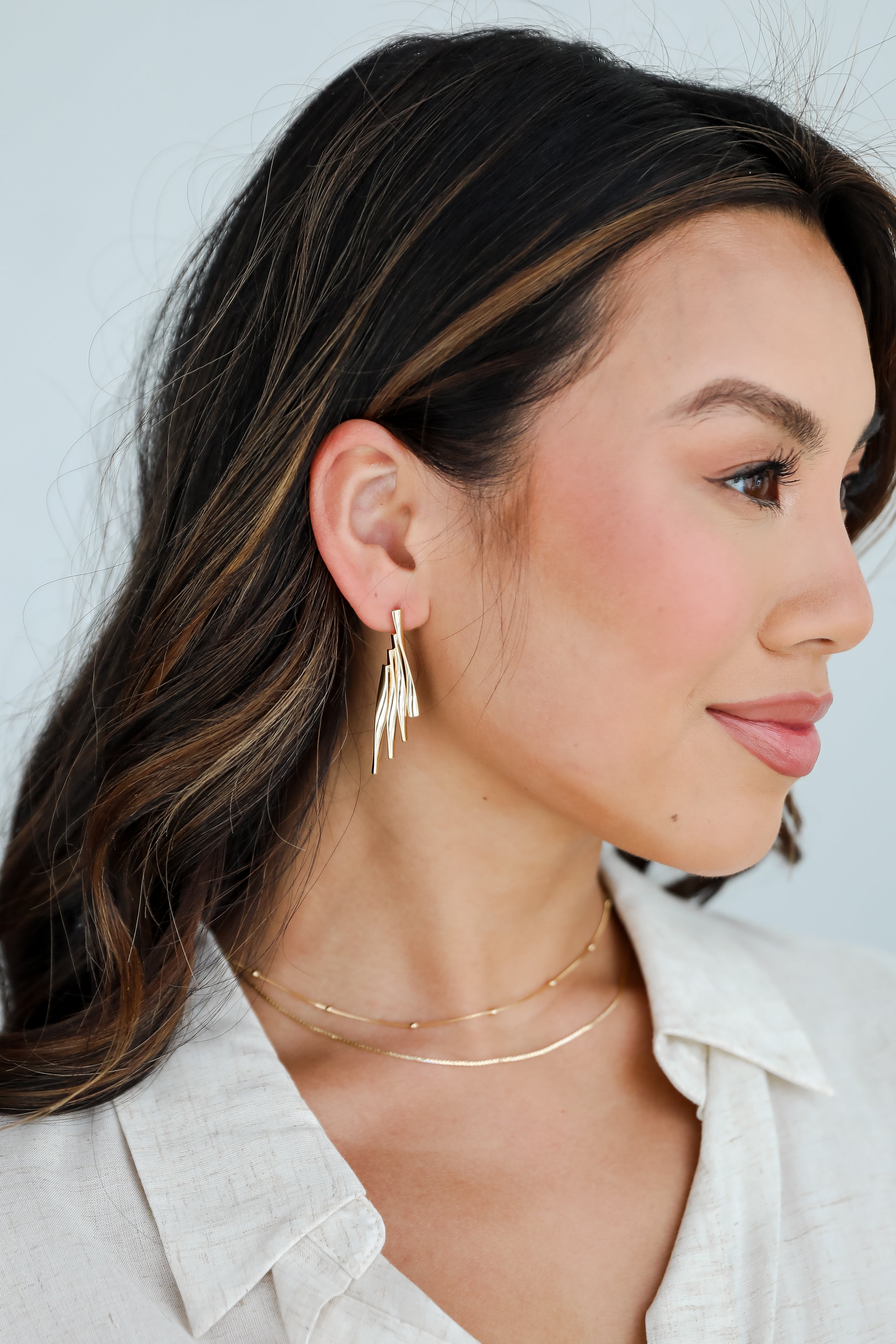Harley Gold Statement Earrings