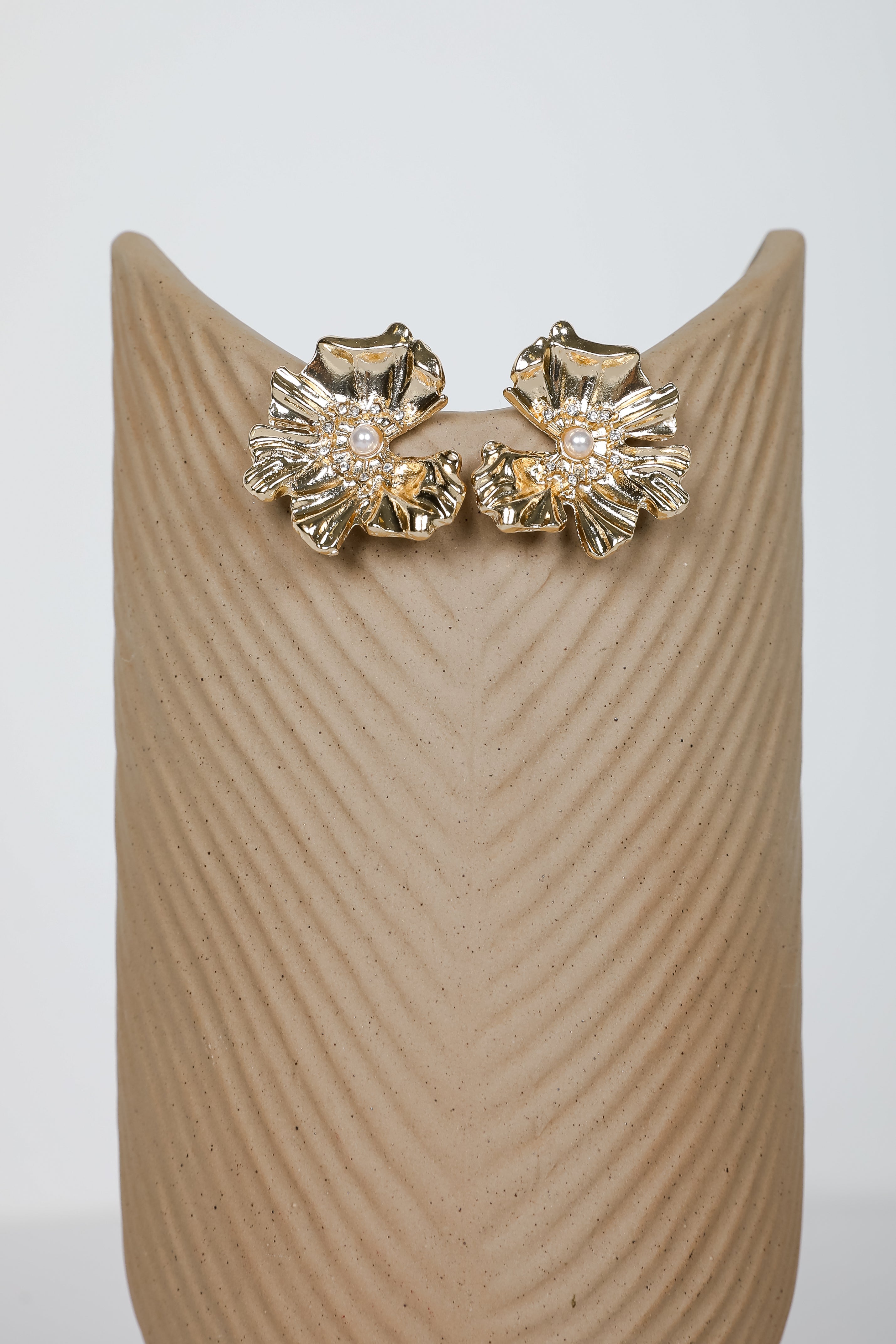 FINAL SALE - Kaylee Gold Statement Earrings