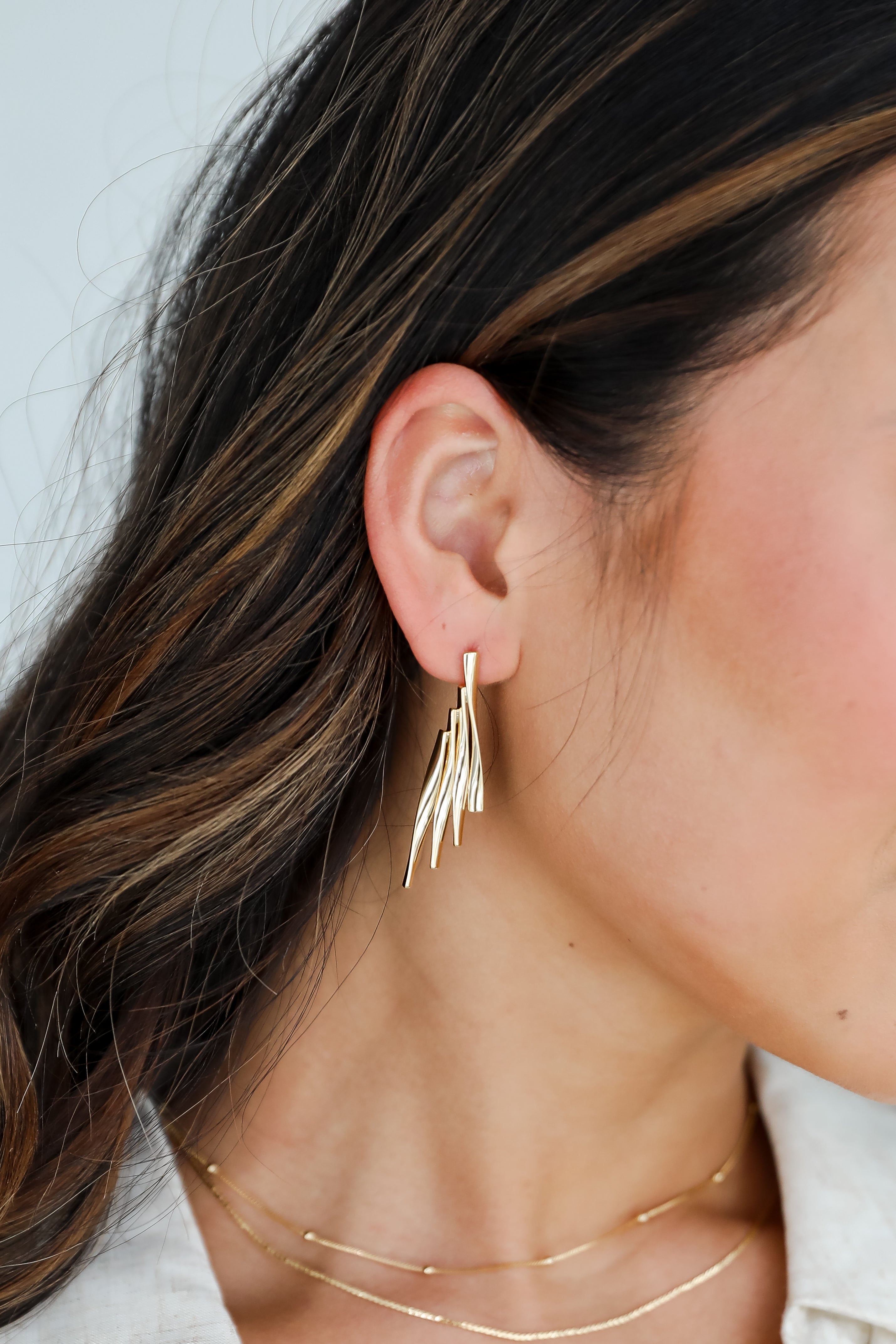 Harley Gold Statement Earrings