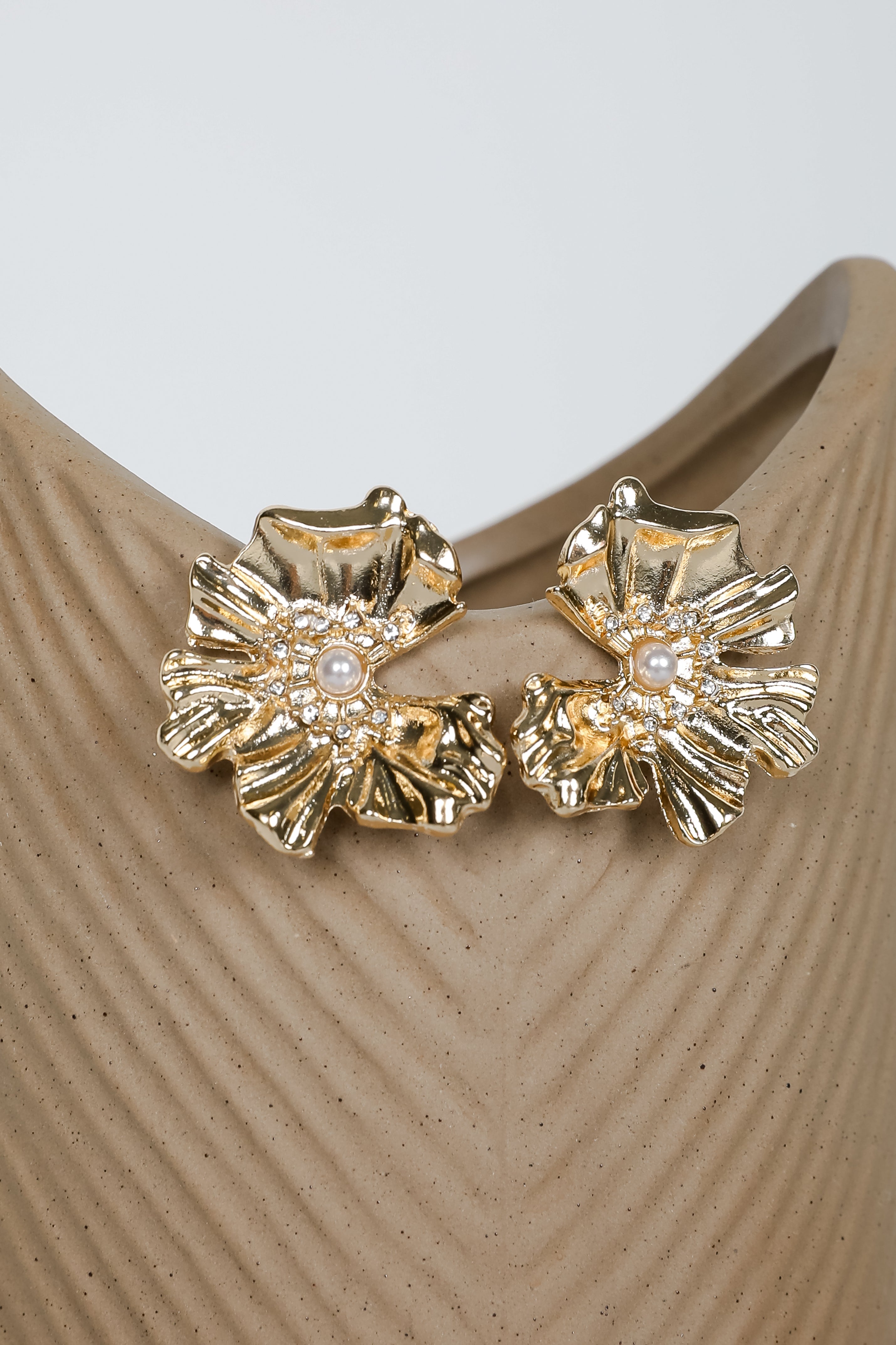 Kaylee Gold Statement Earrings