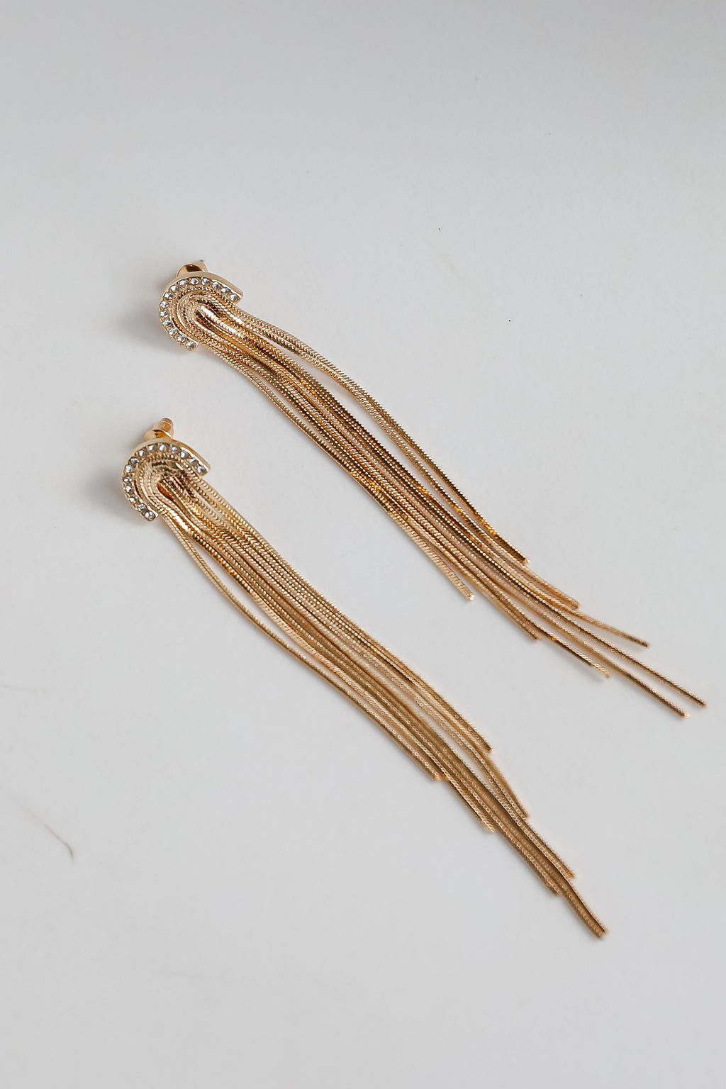 FINAL SALE - Rosie Gold Fringe Earrings