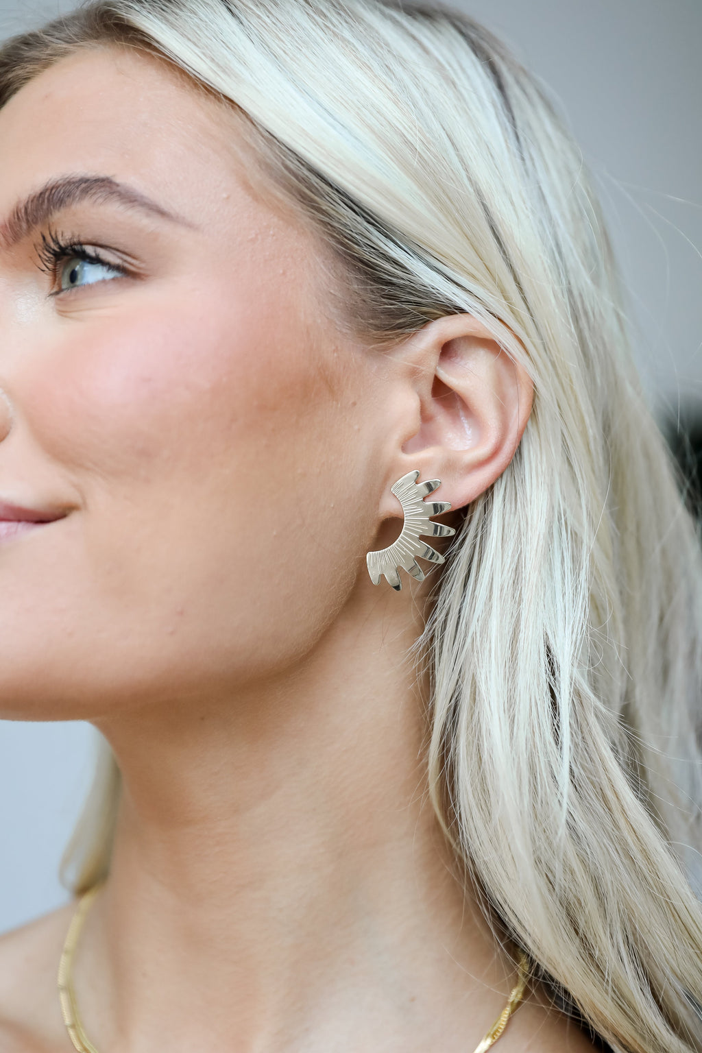 FINAL SALE - Isabel Gold Sunburst Earrings