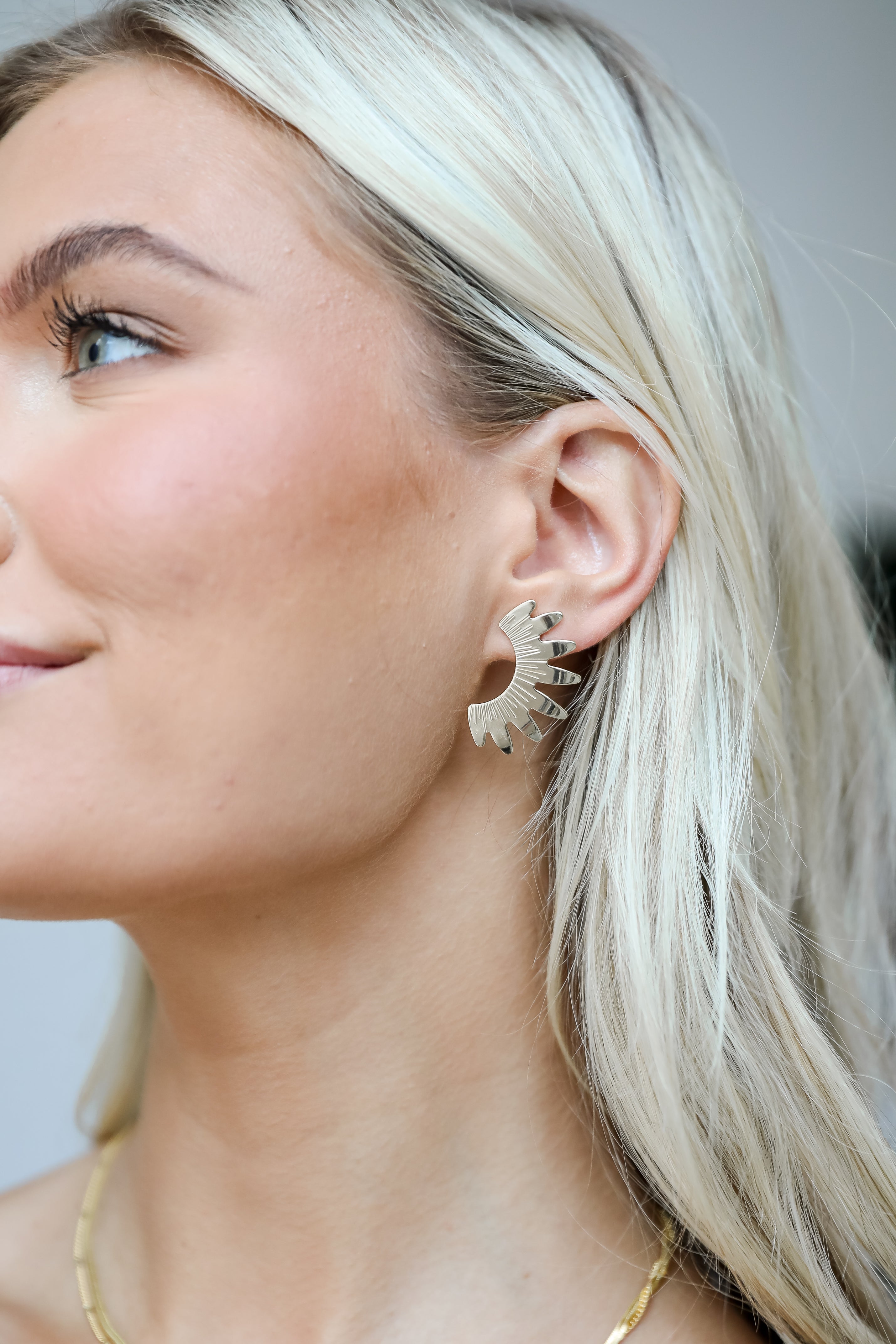 FINAL SALE - Isabel Gold Sunburst Earrings