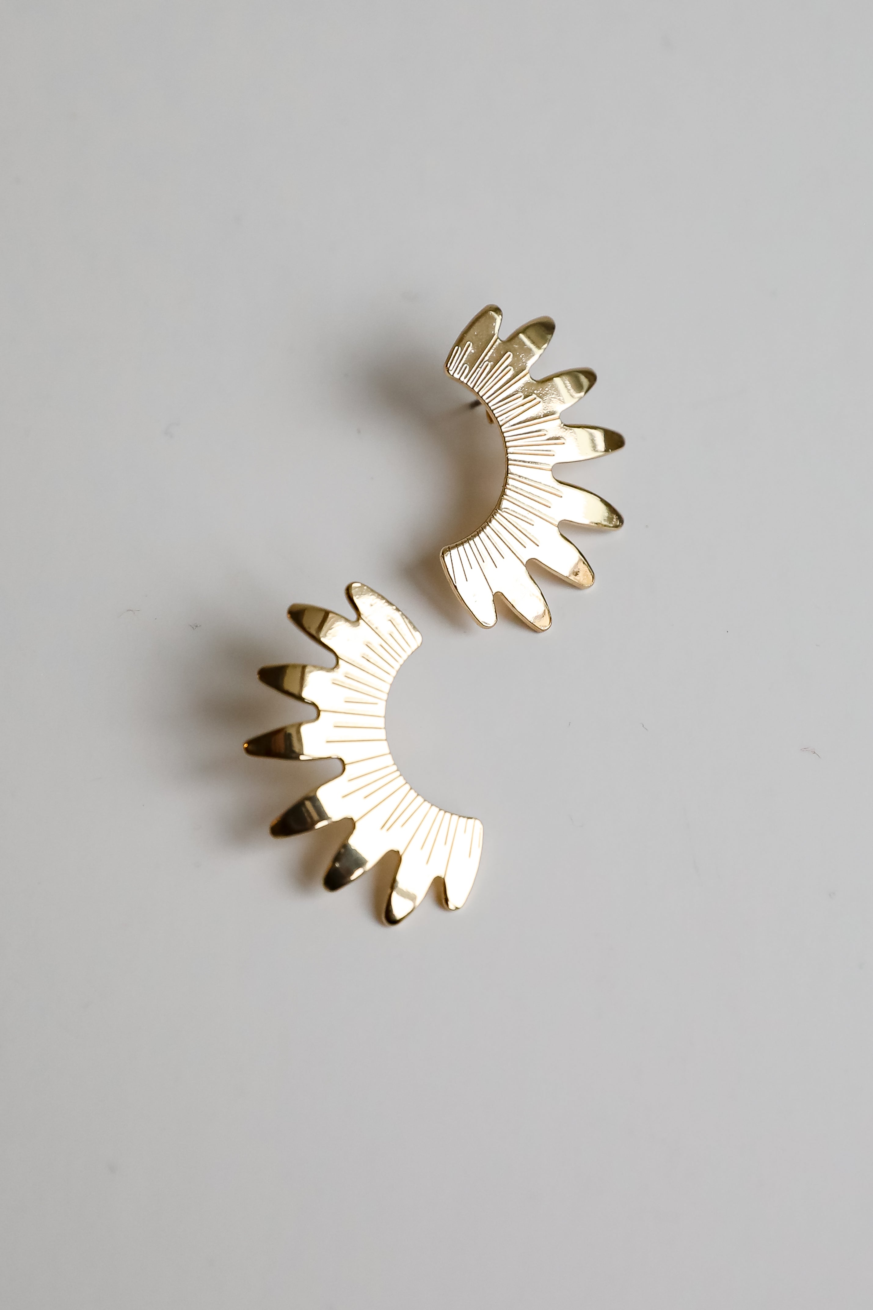 FINAL SALE - Isabel Gold Sunburst Earrings