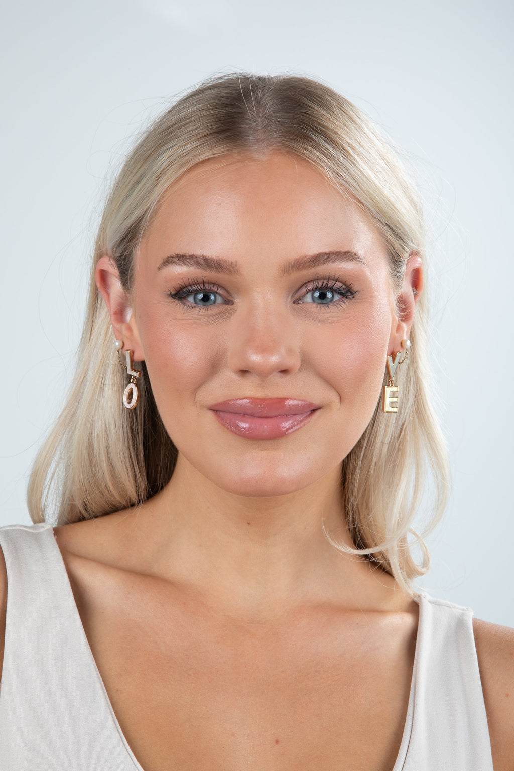 Kendall Multi "Love" Drop Earrings