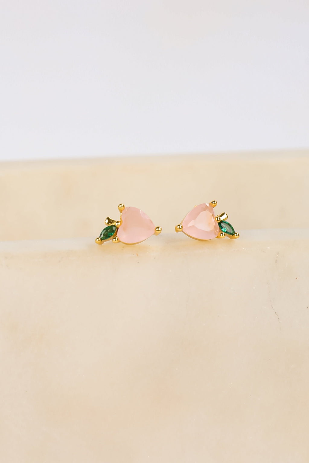 Scarlett Light Pink Gemstone Stud Earrings