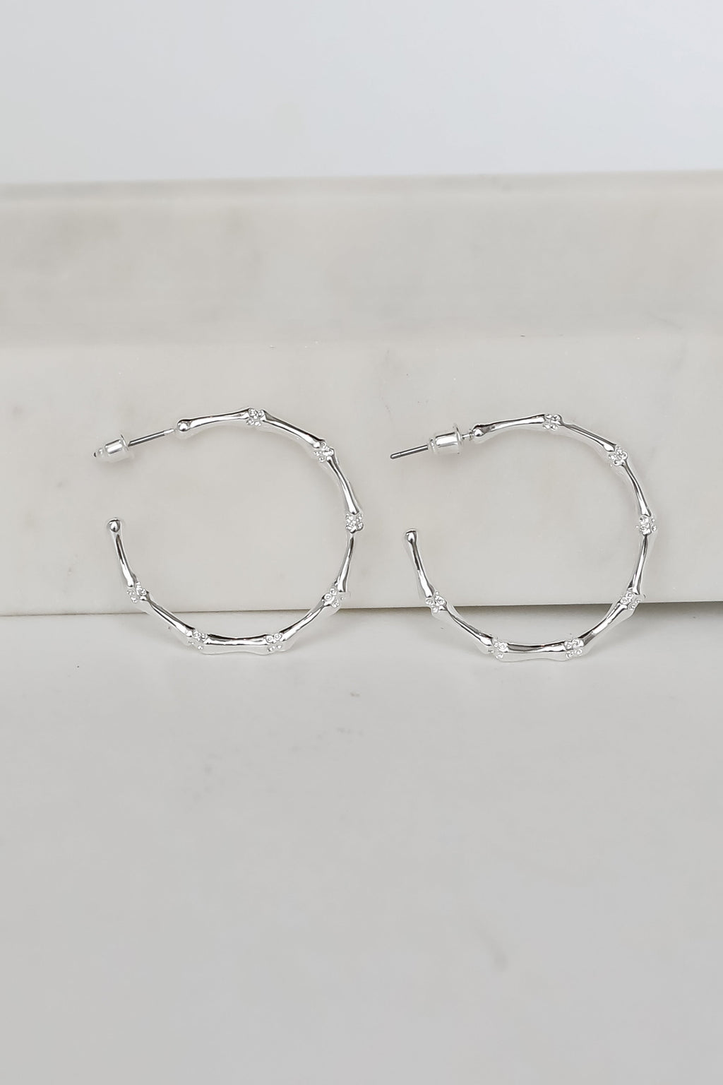 Heidi Textured Hoop Earrings