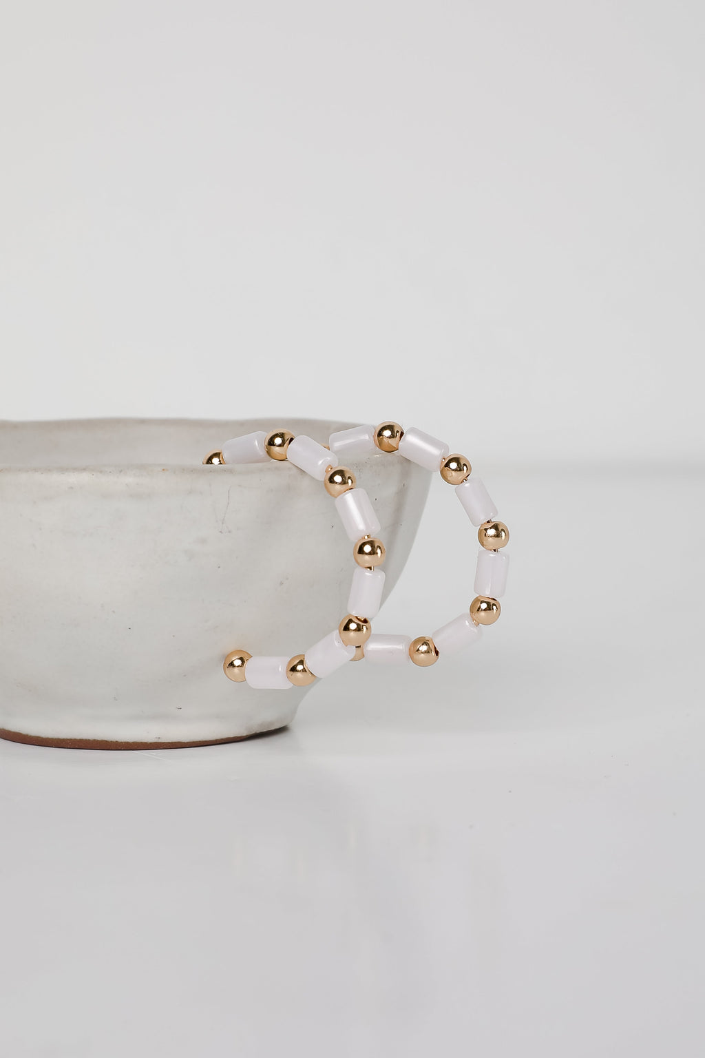 Sadie Beaded Hoop Earrings