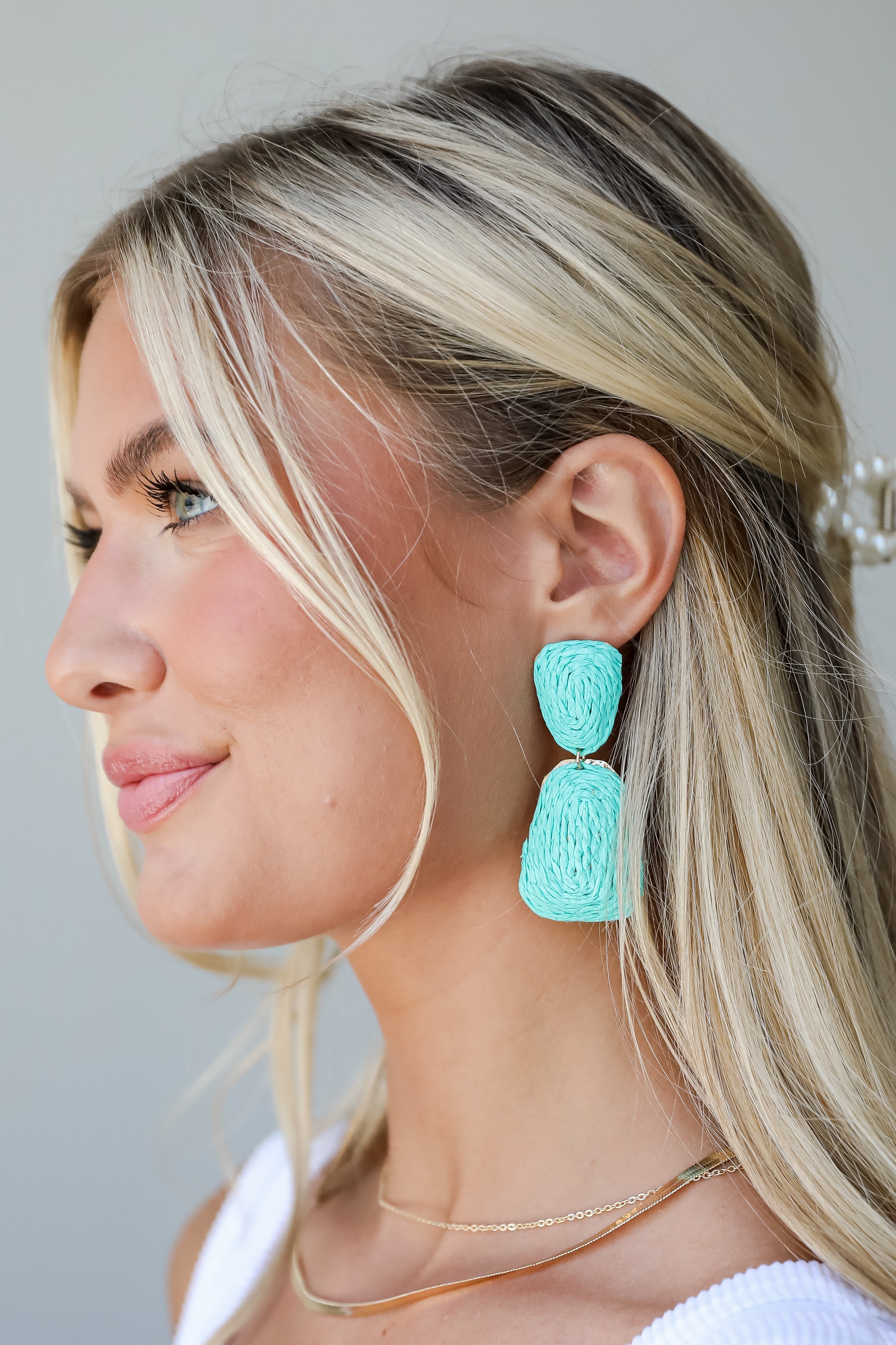 FINAL SALE - Sara Straw Statement Earrings